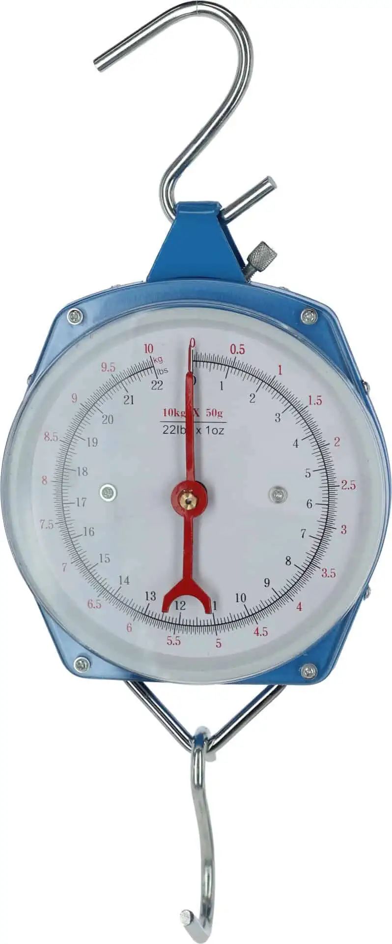Susp. dial balance 10 kg blue