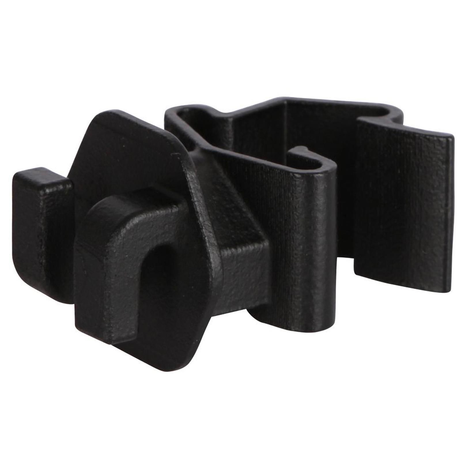 25x T-Post rope insulator for T-posts black