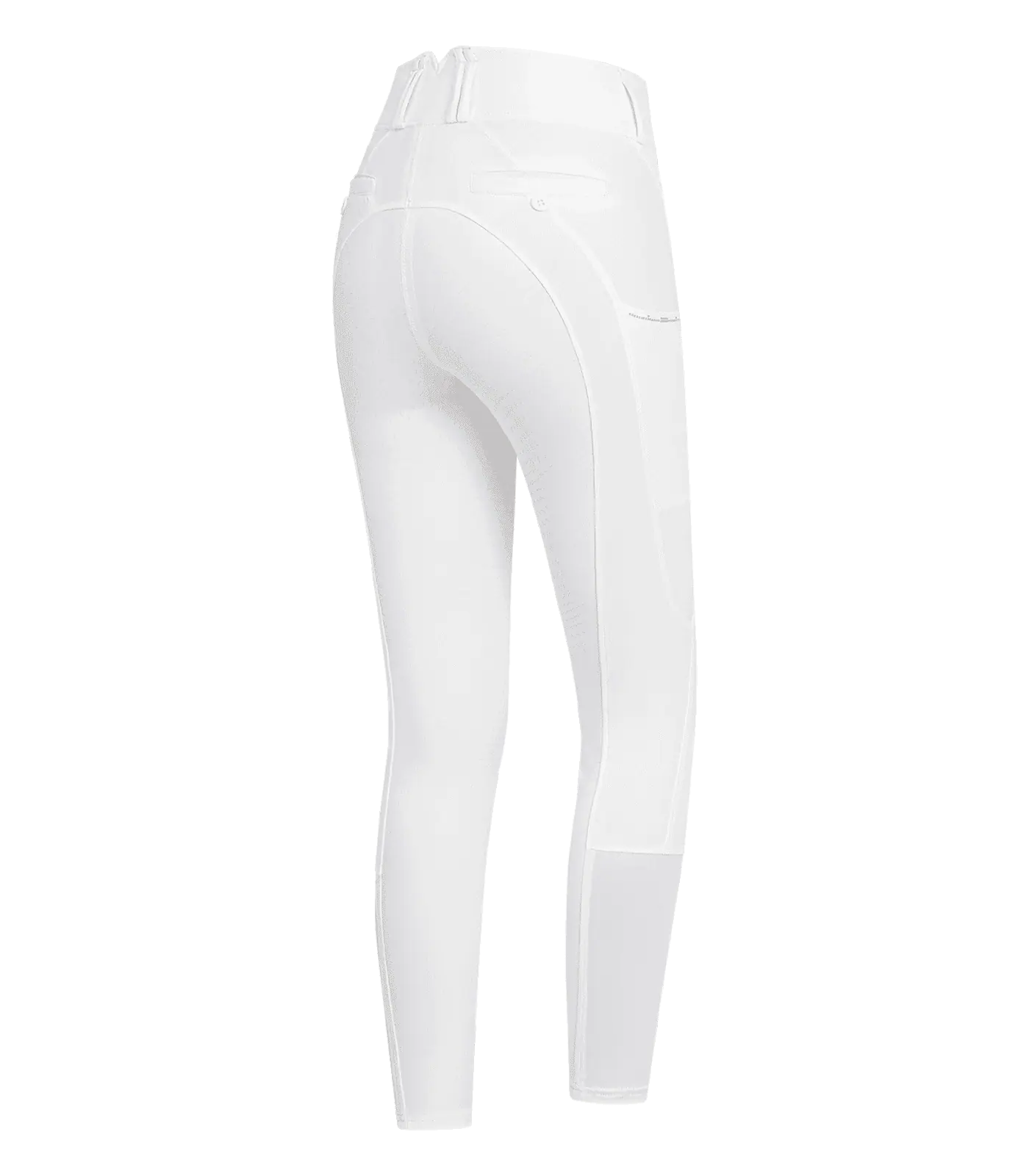 ELT Reithose Mathilda Glam High Waist Vollbesatz Silikon, weiß D34