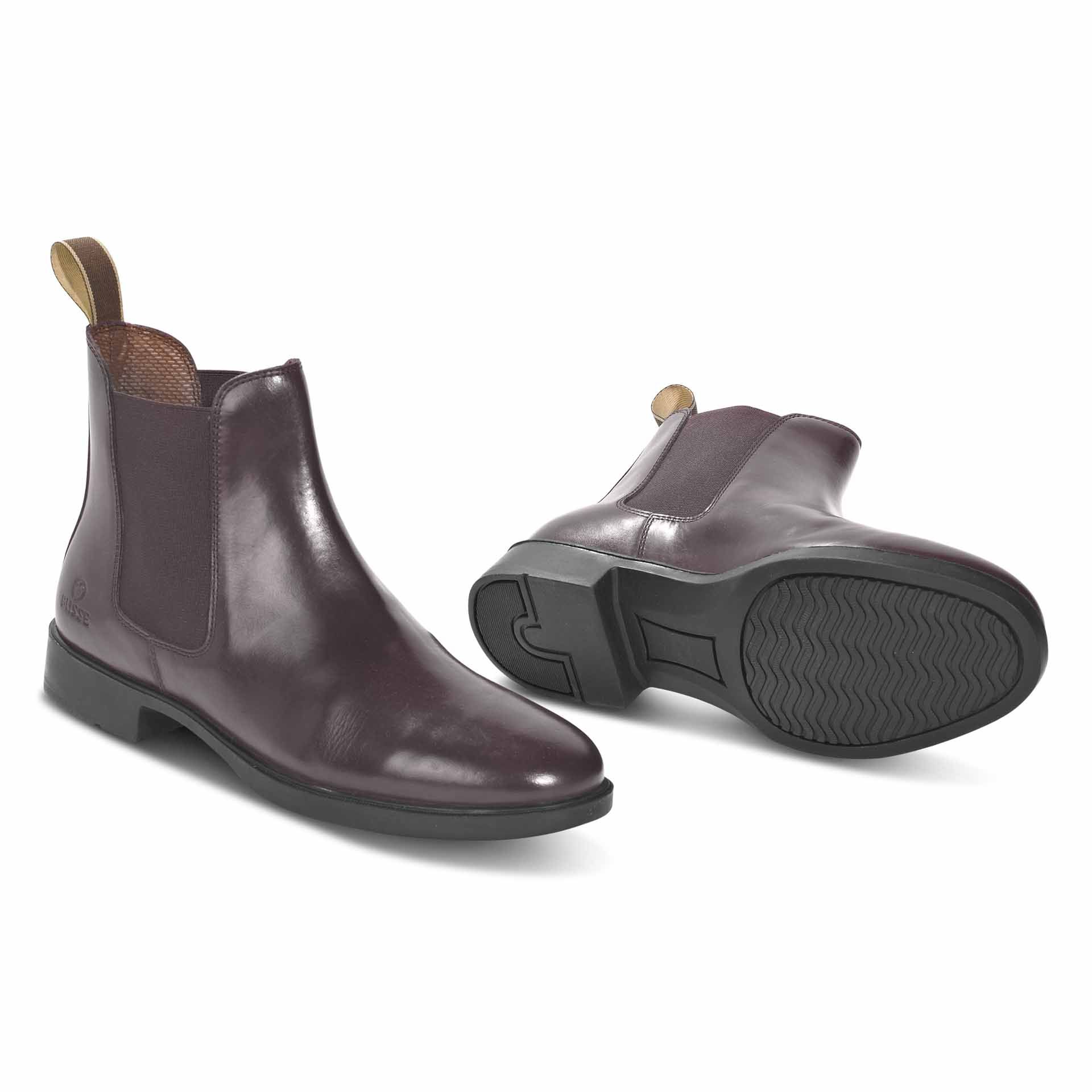 Bottines Jodhpur BUSSE CLASSIC marron, cuir de vachette