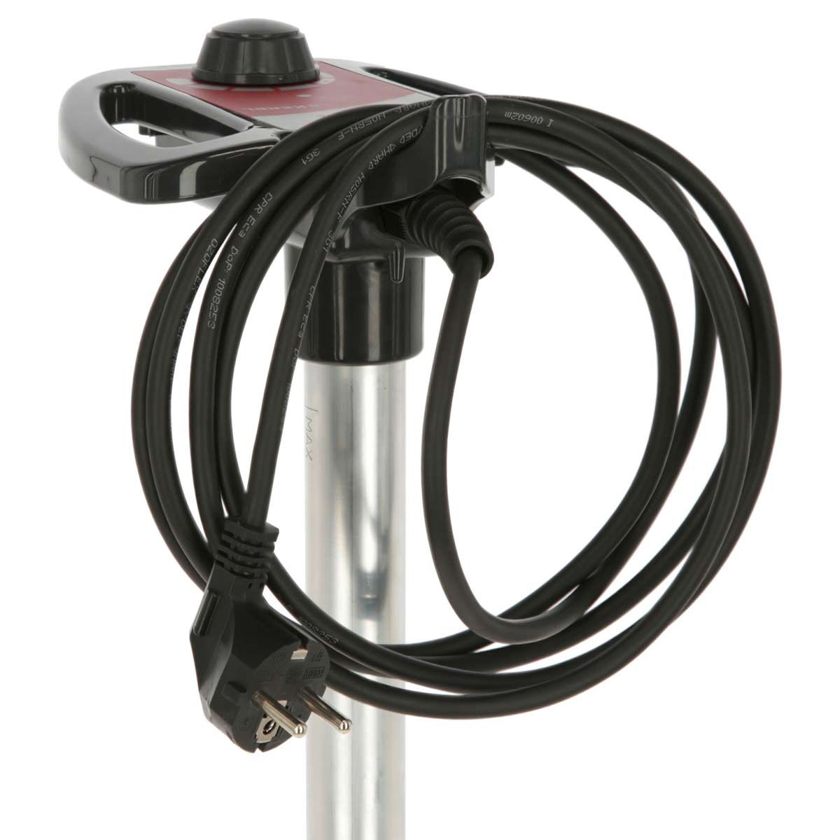 Kerbl Calf Milk Warmer SuperHeat Analogue 2300W, conical heating foot, detail view, cable