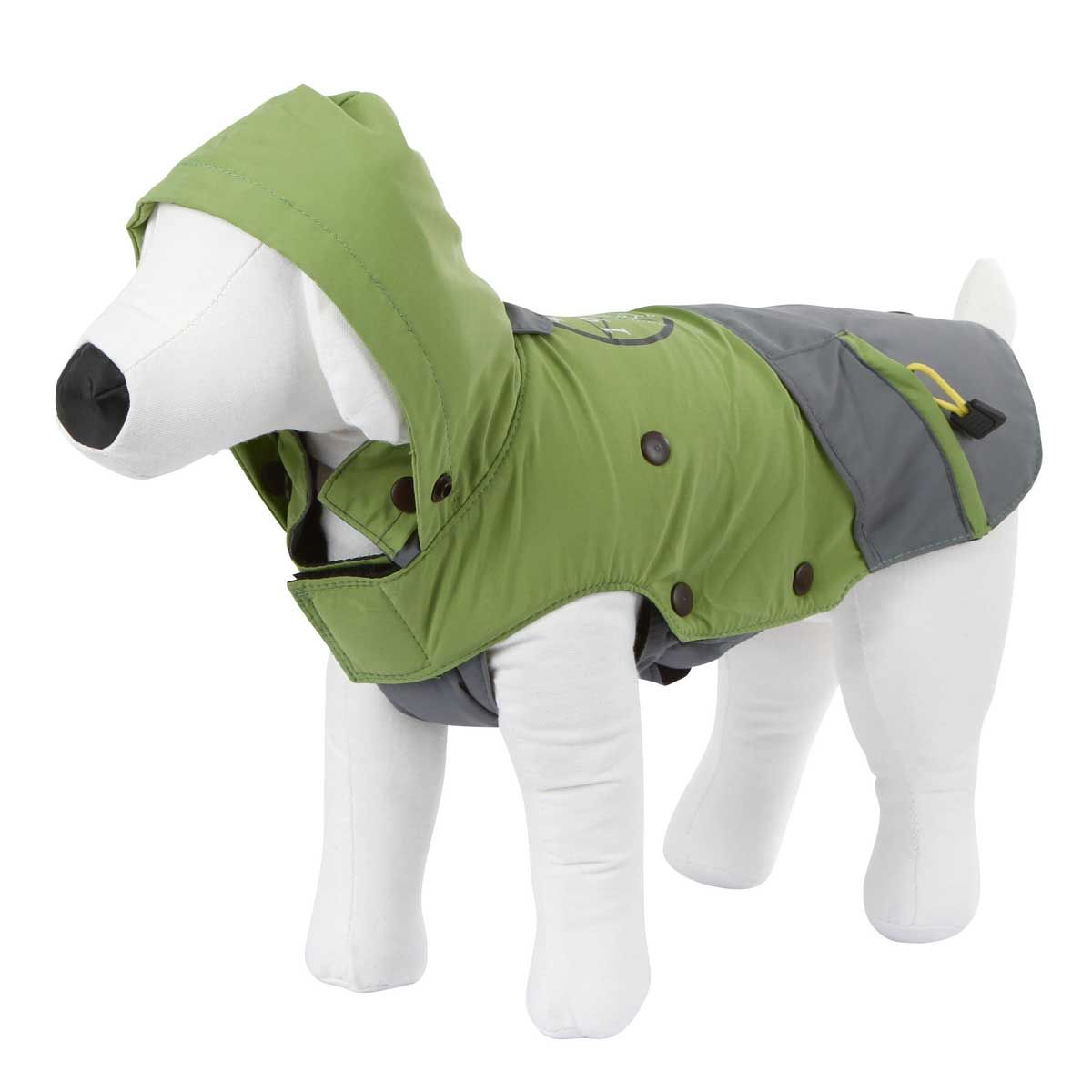 Kerbl Manteau de chien d'extérieur Vancouver, imperméable, vert/gris, 35 cm