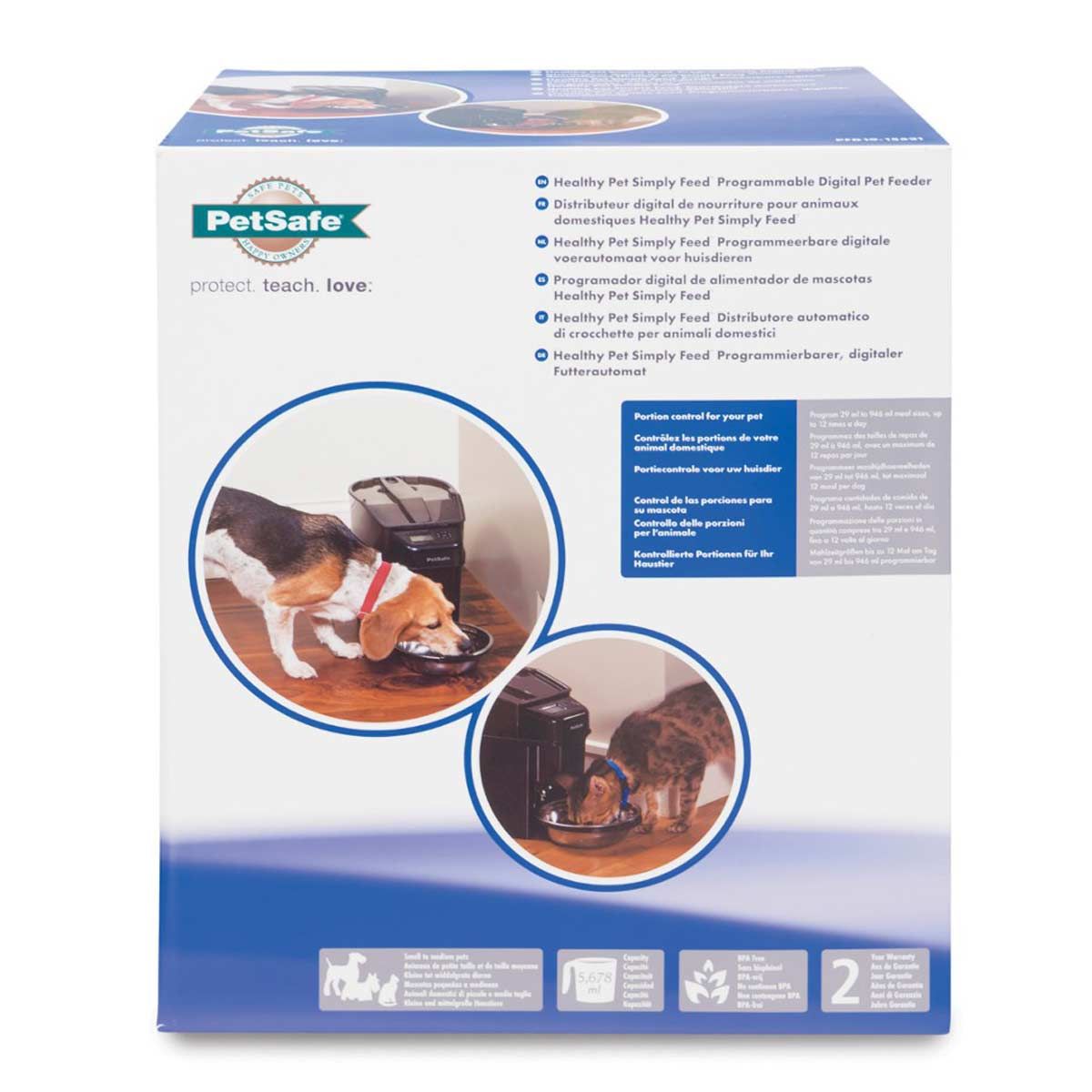 PetSafe Healthy Pet Simply Feed Programozható Etetőautomata, 5,7 L, csomagolás