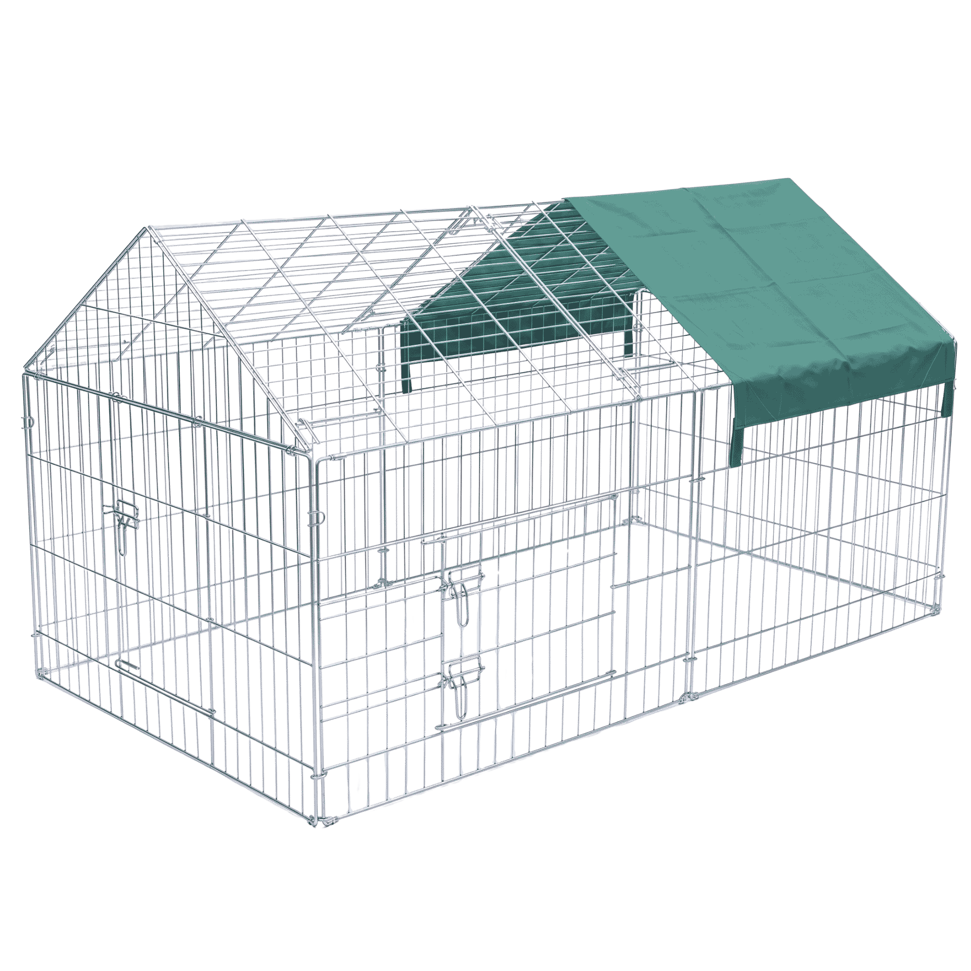 Agrarzone Chicken & Rabbit Run 220x103x103 cm, Galvanised