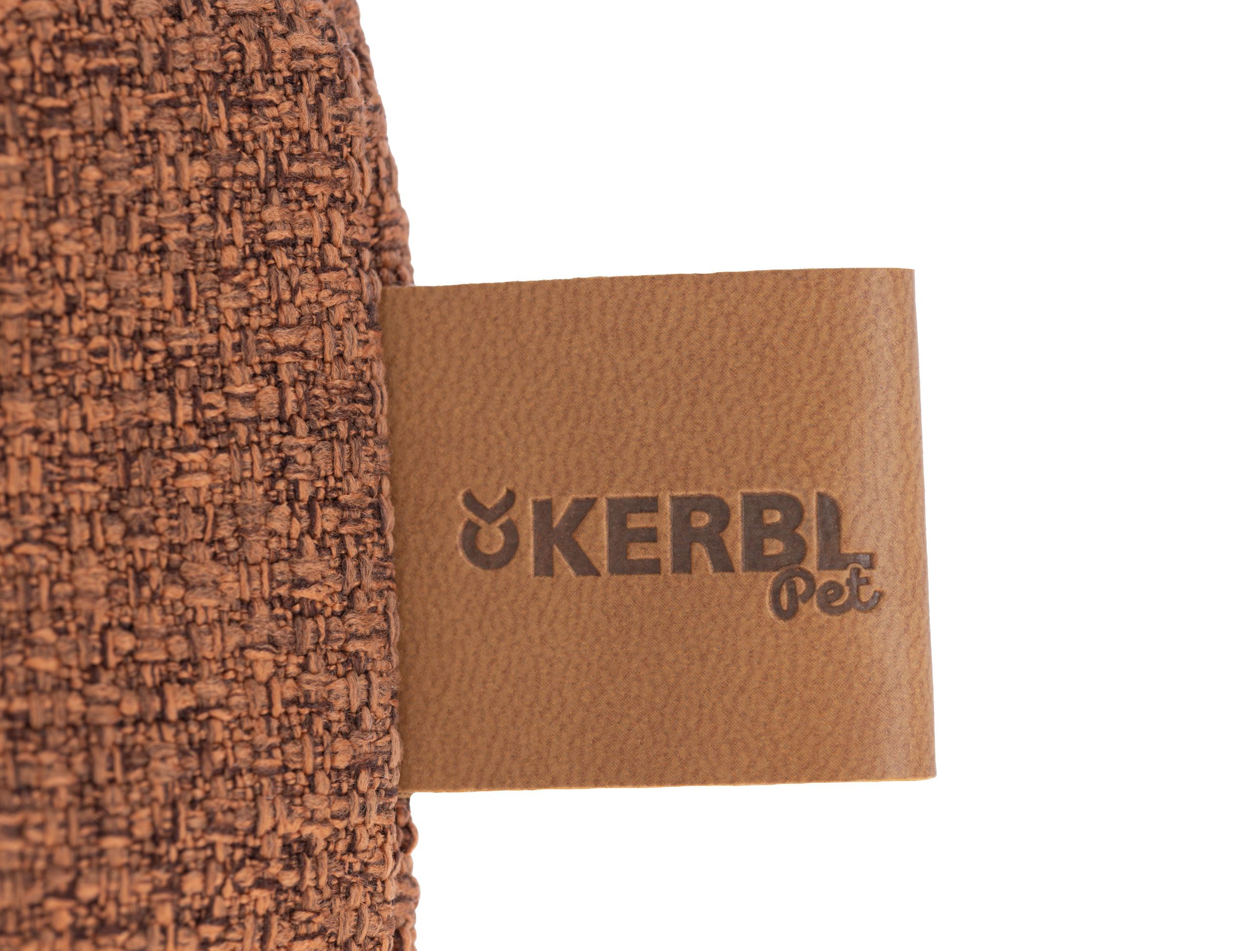 Kerbl Hundebett Oliver, Kuschelbett mit robustem Bezug, Herstellerlogo
