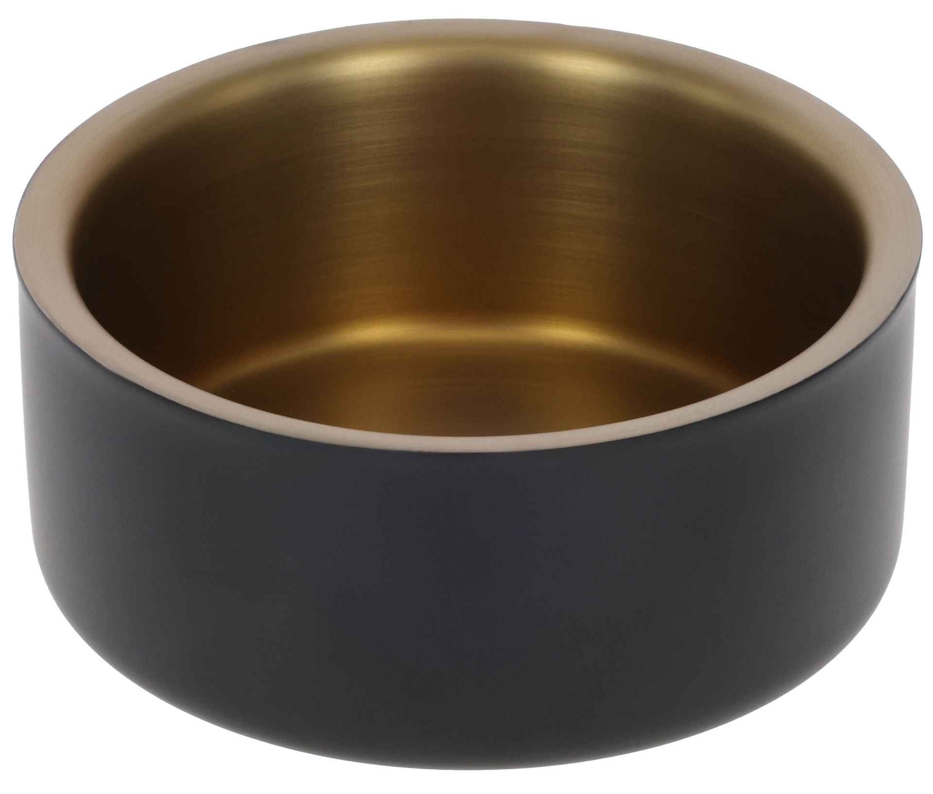 Kerbl Pet Stainless Steel Bowl Golden Edition, Matte Gold