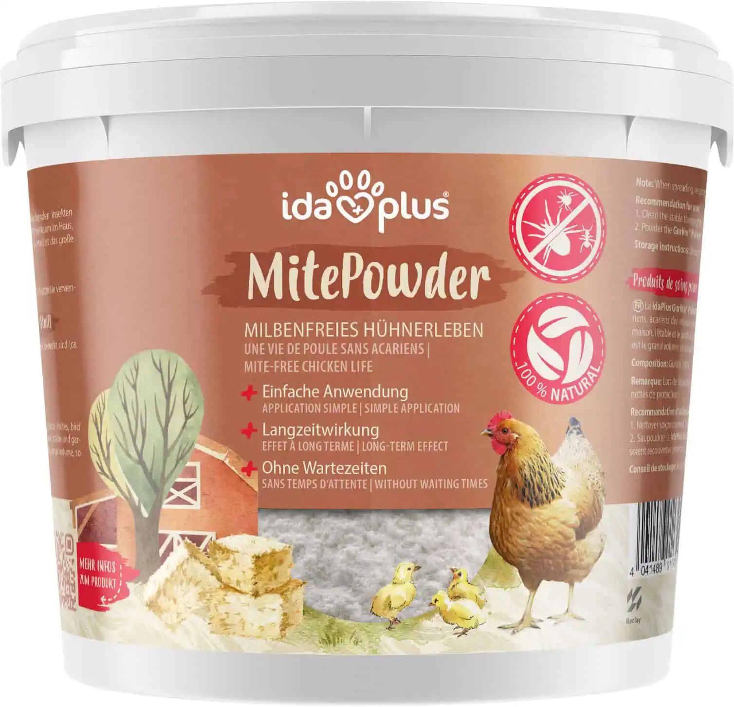 MitePowder Anti-acariens IdaPlus 250 g