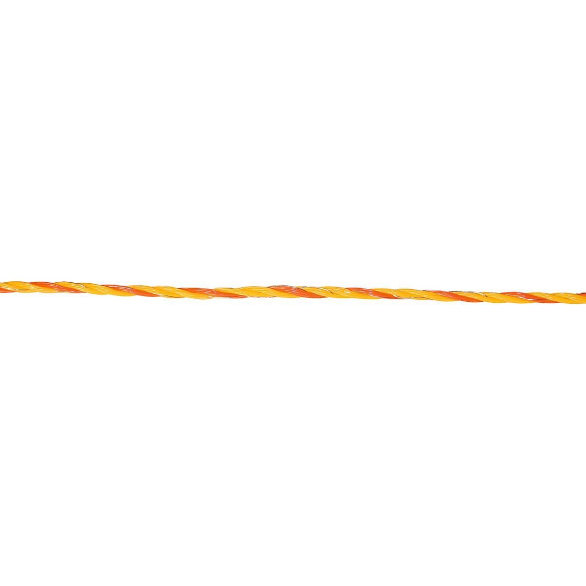 AKO Fil de clôture électrique EconomyLine 3x0,16 inox, jaune-orange, 500 m