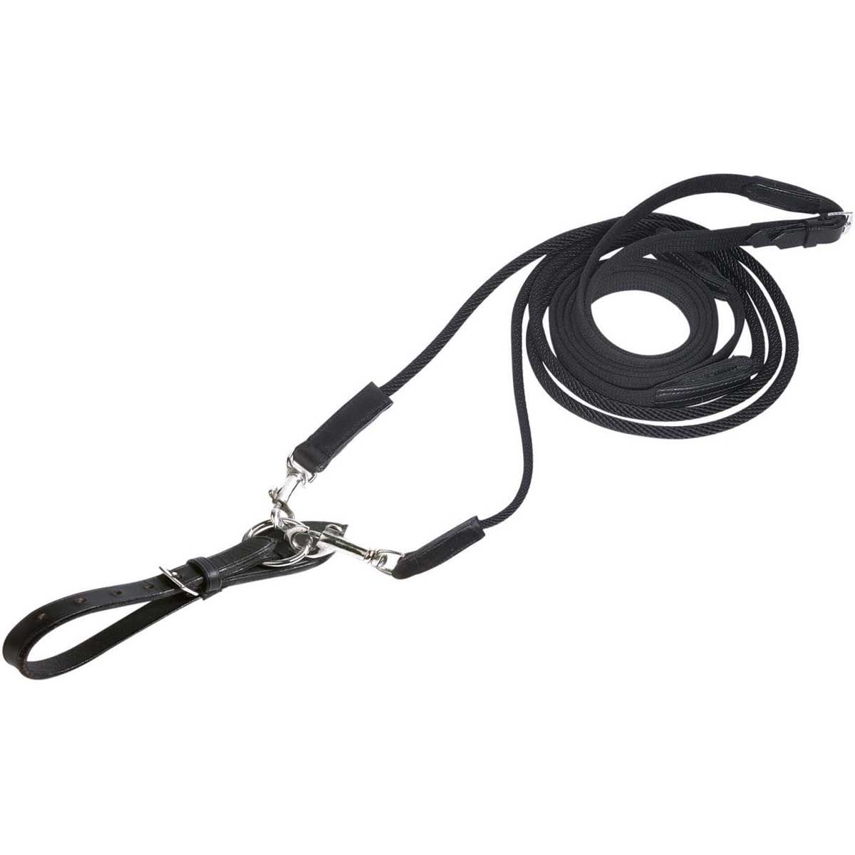 BUSSE Rêne coulissante BASIC-KORDEL, sécable avec corde ronde, Warmblood