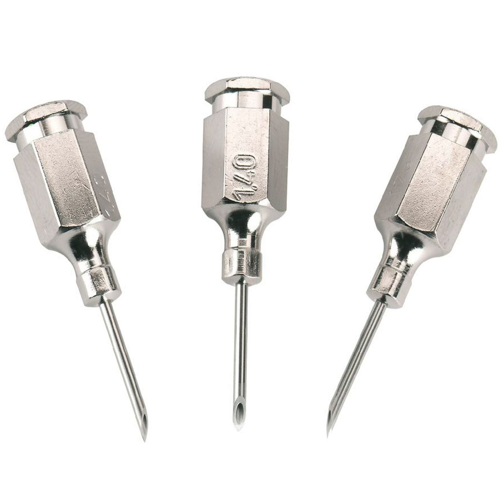 Canule HSW PREMIUM avec raccord fileté, biseau Bison, acier chromé-nickelé, 10 pièces, Ø 1,6 mm x 15 mm