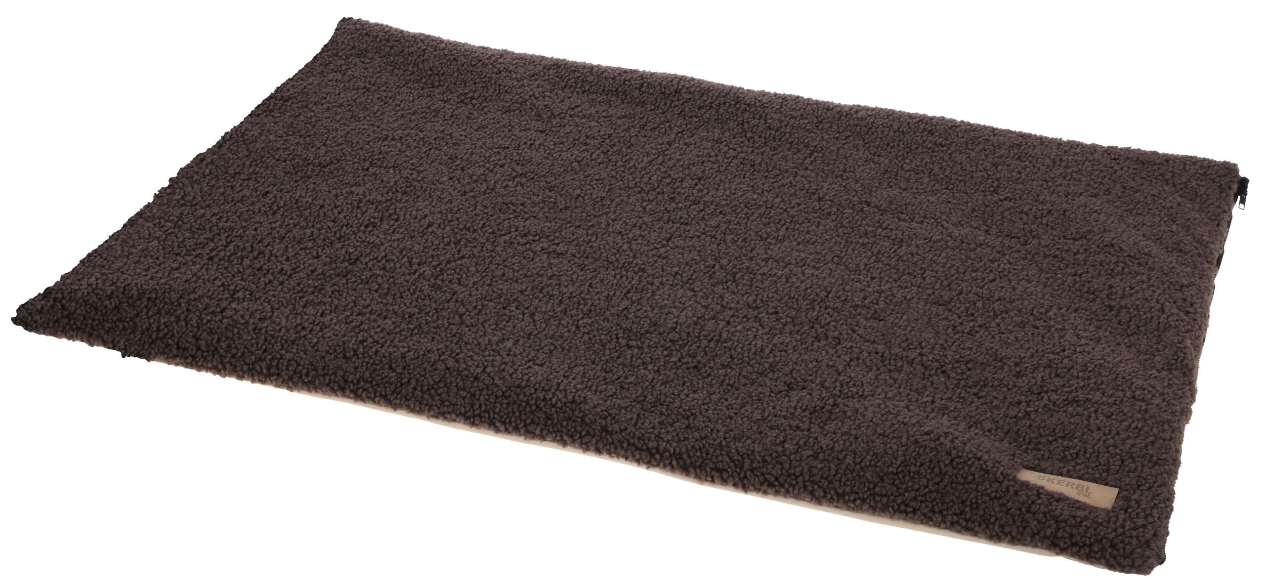rug, bath mat, brown, shaggy, cropped tail tag