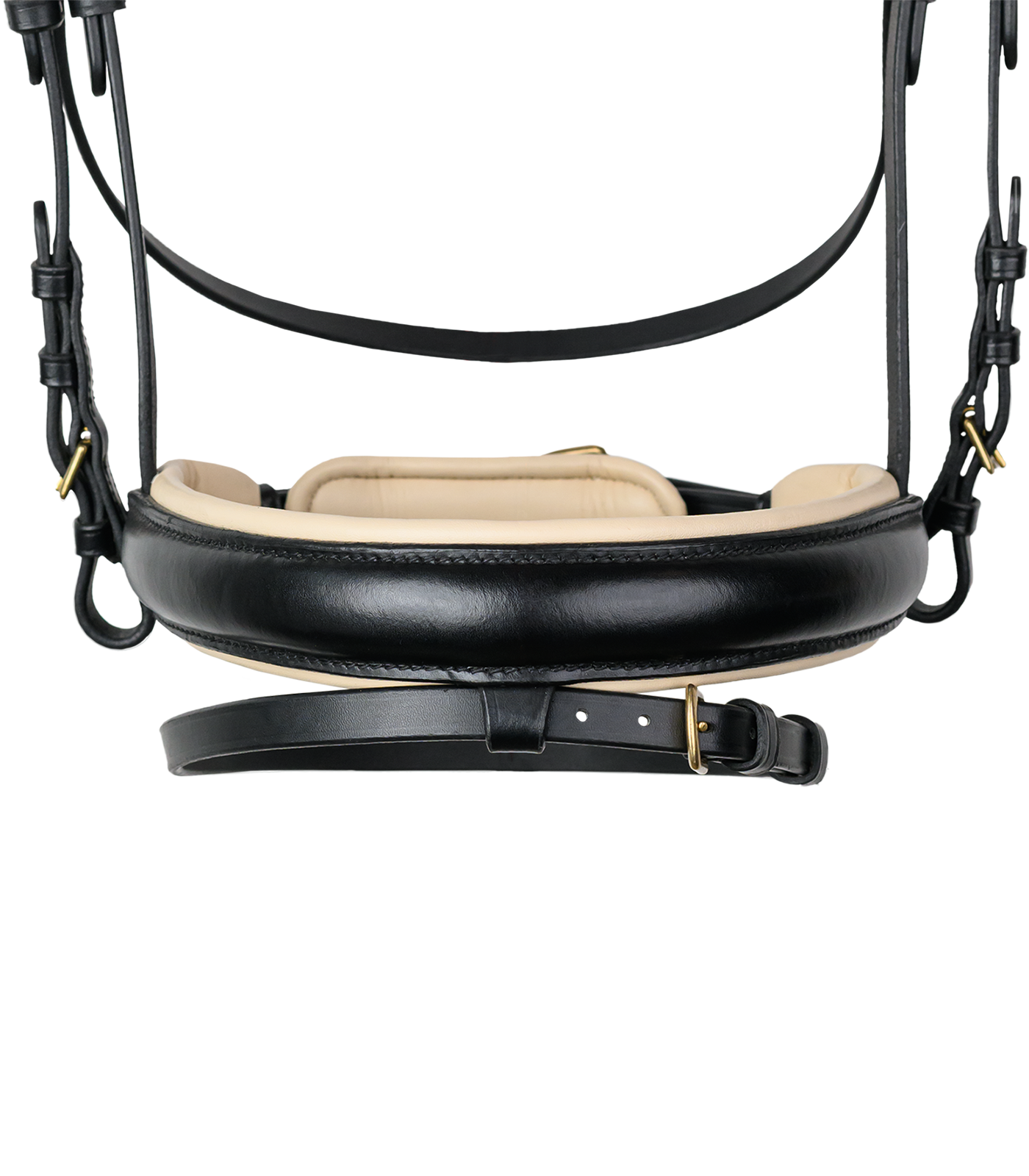 Waldhausen Trensenzaum X-Line Ivory Pony, schwedisch kombiniert, schwarz