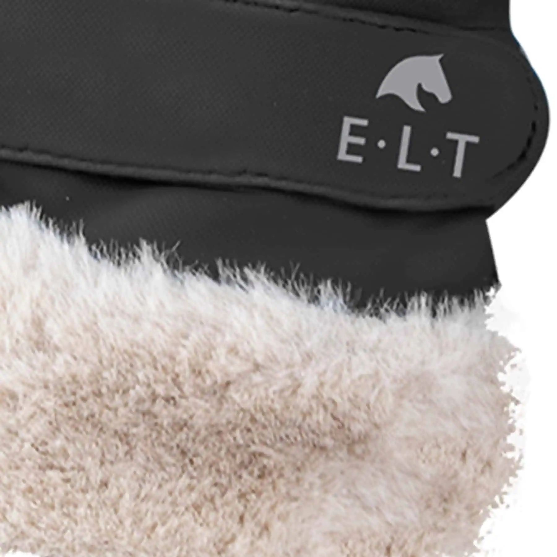 Gant d'équitation hiver St. Moritz ELT avec fourrure, noir XL