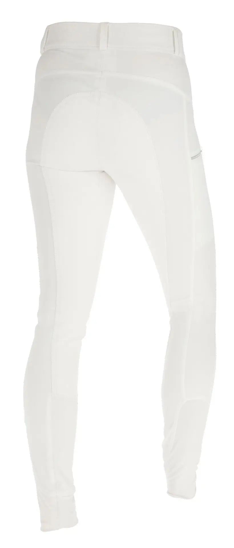 Covalliero Detroit LS Ladies Riding Breeches, Full Seat Faux Leather, rear view