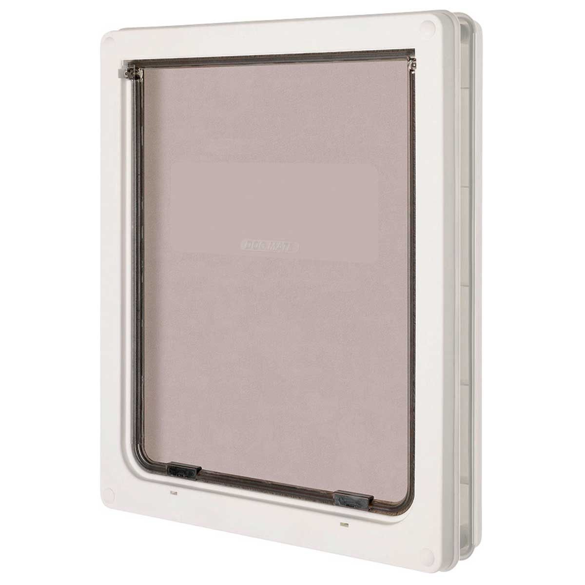Dog Mate Dog Flap 216 bianco a 2 vie per cani di grossa taglia