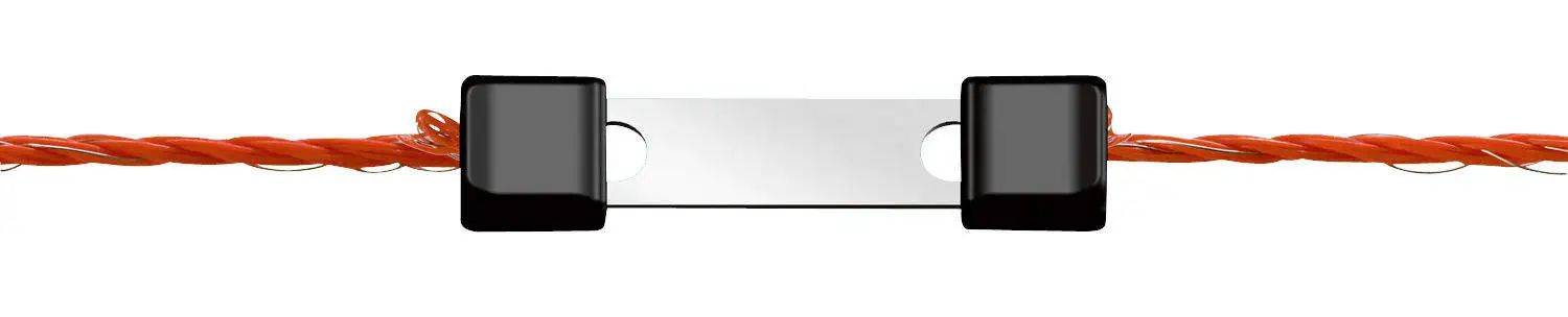 AKO Litzclip Reparaturset Edelstahl, 8-teilig für Weidenetze, Detailansicht, Klemme