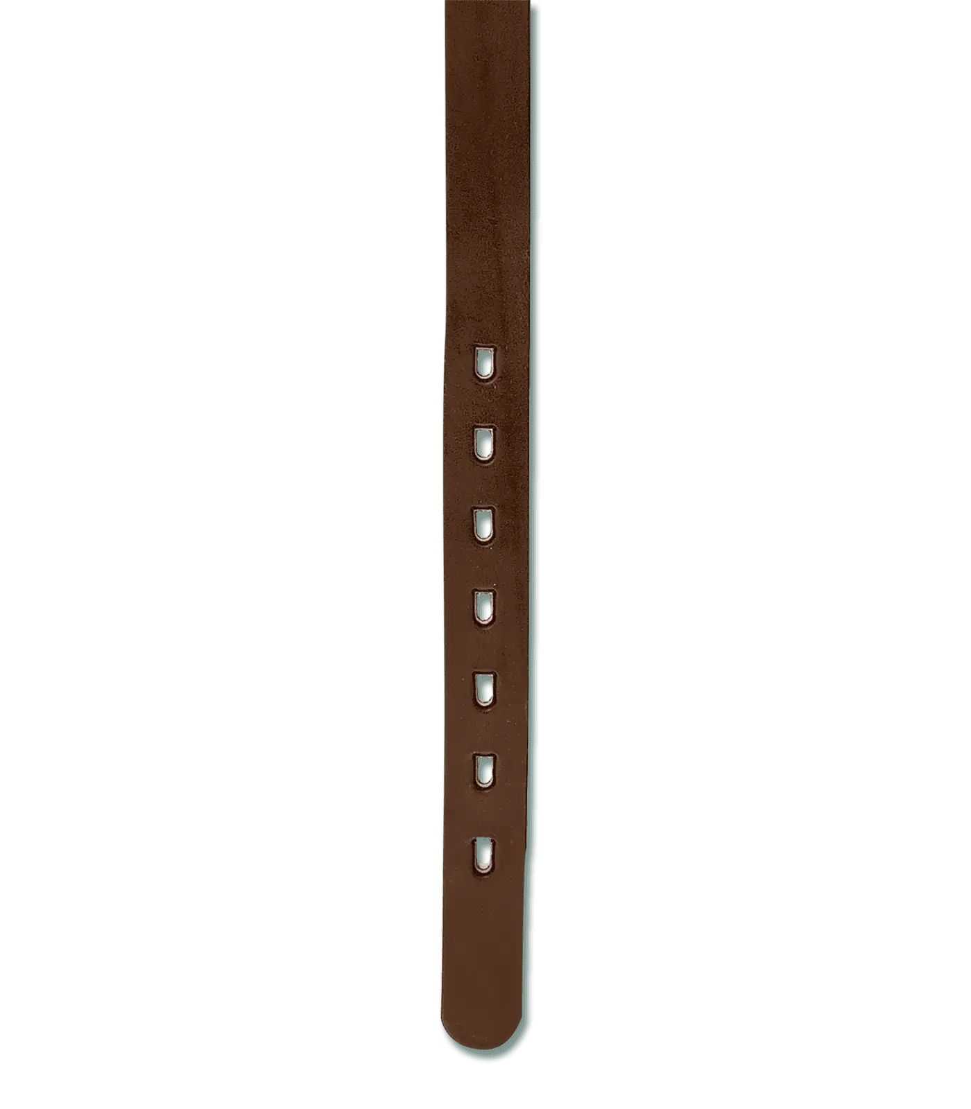 Lanière de Selle Waldhausen, Sangle de Rechange en Cuir Chromé, longue marron