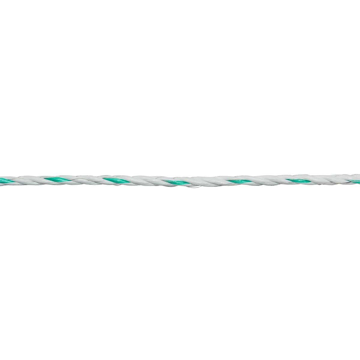 Ako Weidezaunseil PremiumLine Ø 6,5 mm, 6x0.20 Niro + 3x0.25 Kupfer, weiß-grün