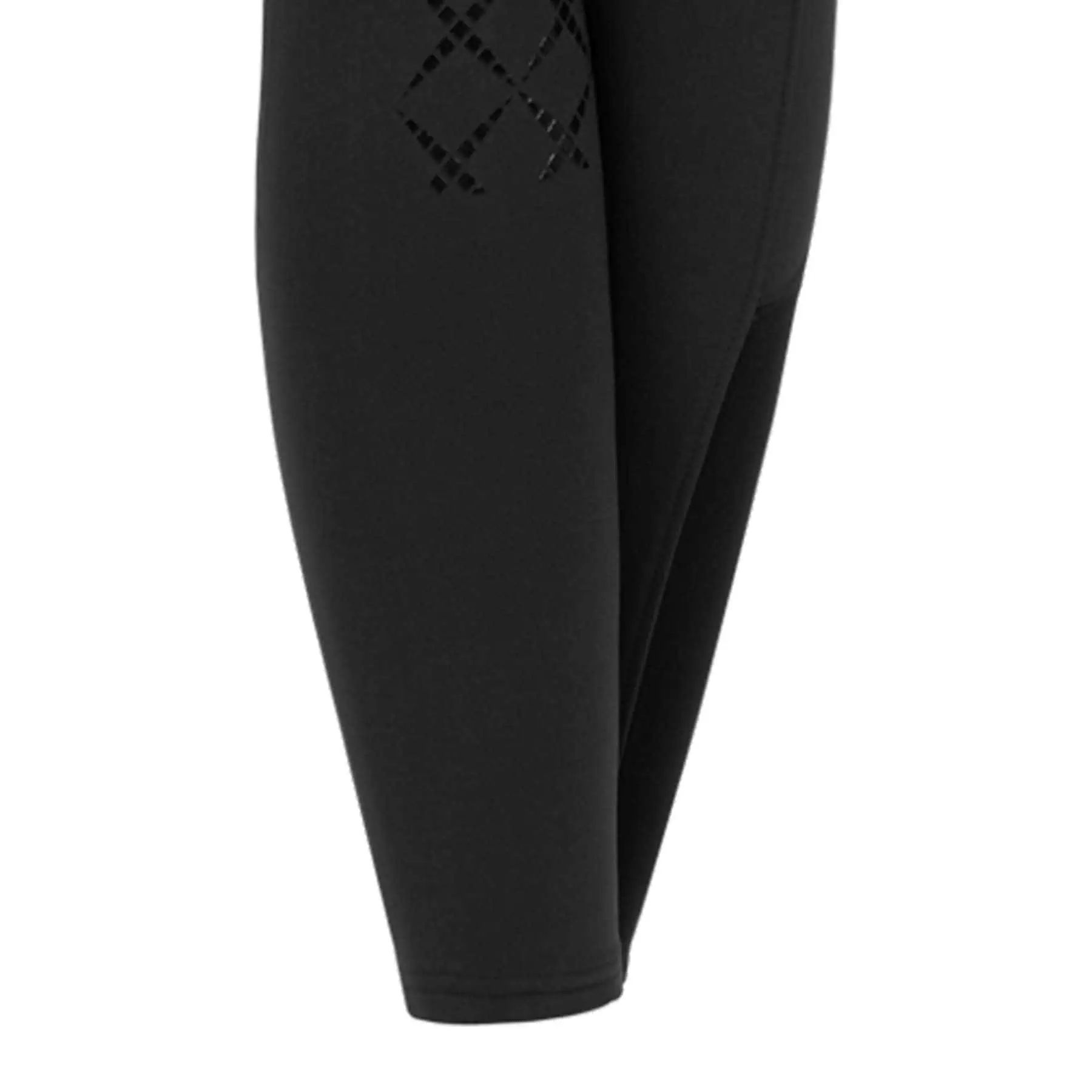 ELT Reithose Micro Knie Silikon, klassischer Schnitt, atmungsaktiv, schwarz D40