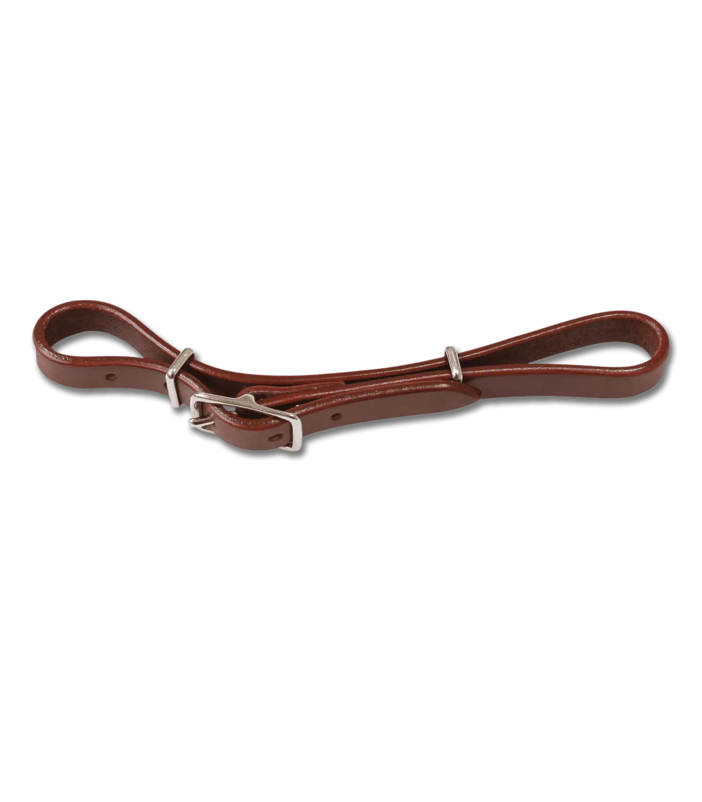 Waldhausen Western Leather Chin Strap, Brown, Bit Accessory