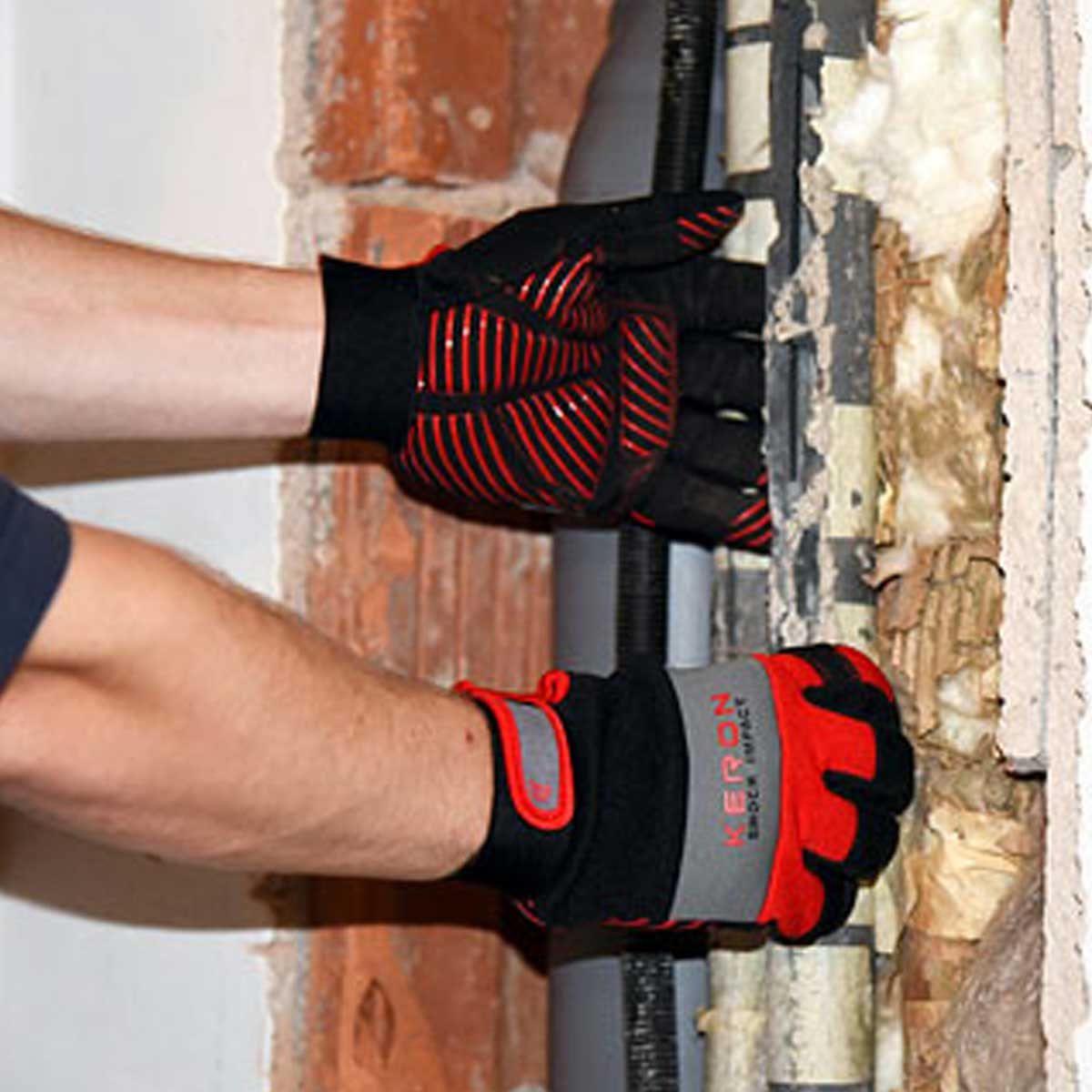 Keron Active Mechaniker Handschuh Wotan, Anti-Schock, 9
