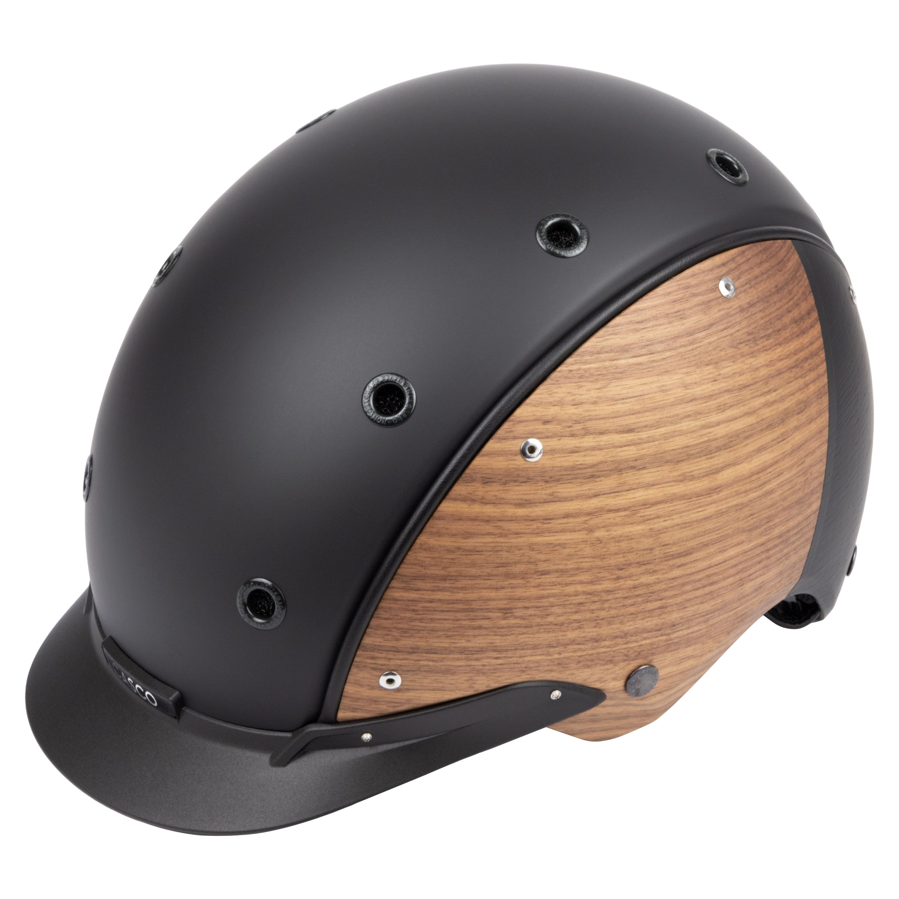 Casco Champ Split Fumed casque d'équitation noir noyer, vue de côté