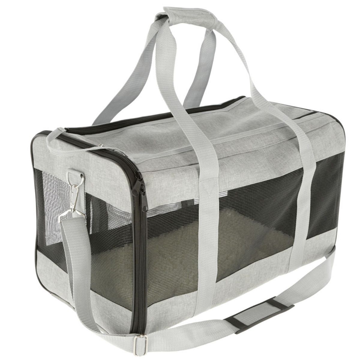 Kerbl Tragetasche Casual Hundetragetasche mit Schultergurt und Kurzleine, 52 x 31 x 31 cm