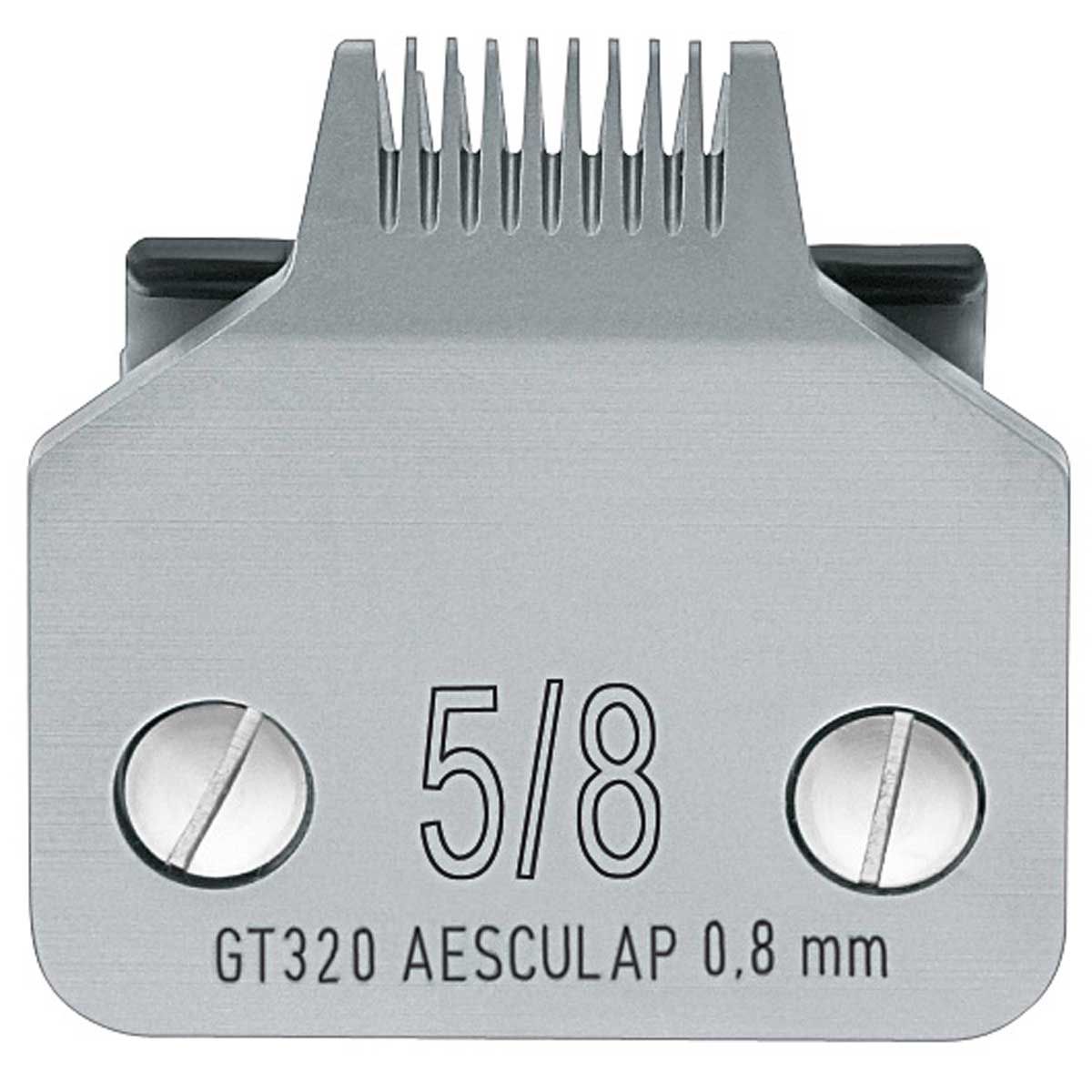Aesculap Scherkopf SnapOn, Ersatz-Scherkopf für Schermaschinen, GT320 #5/8 (Gesicht + Pfoten)