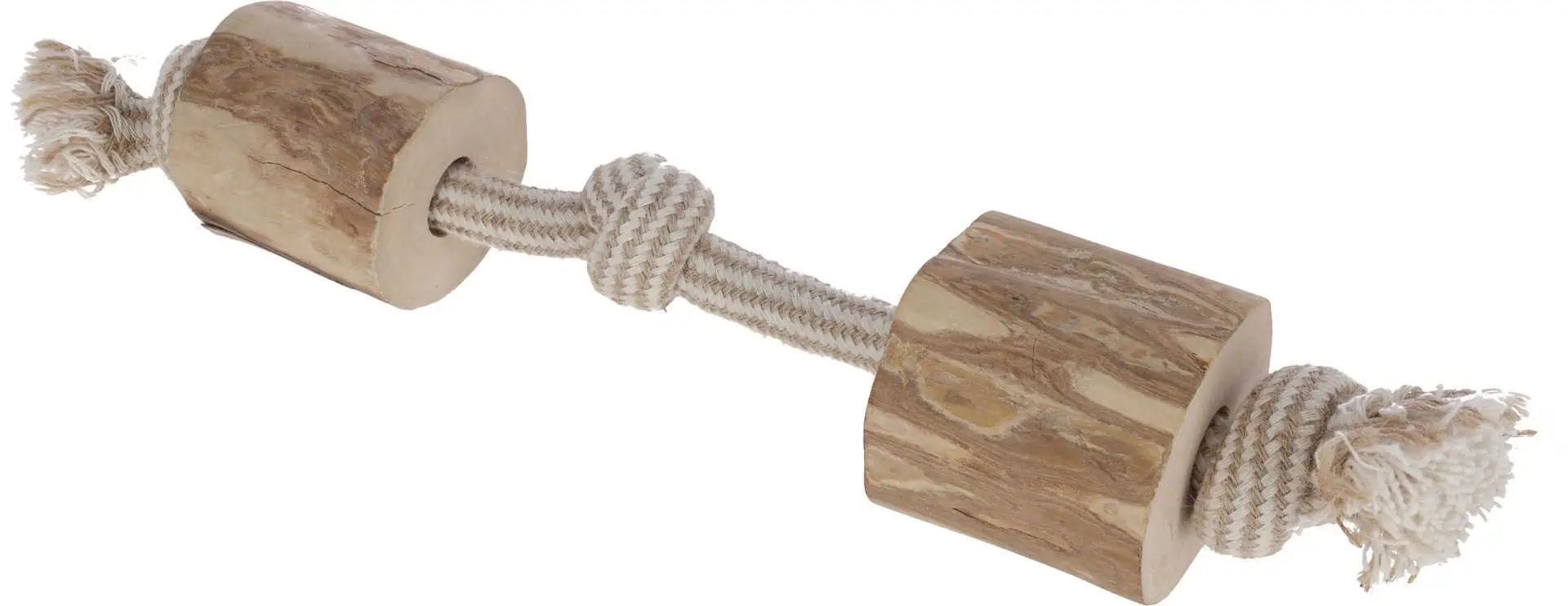 Kerbl Kávéfa Súlyzó Kutyajáték, szálkamentes és koffeinmentes, 35 cm