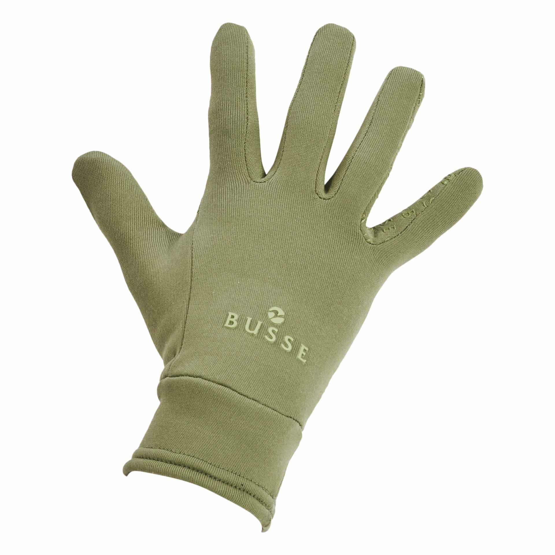 Gants d'hiver BUSSE LARS, gants d'équitation chauds à revêtement silicone, C_L winter olive