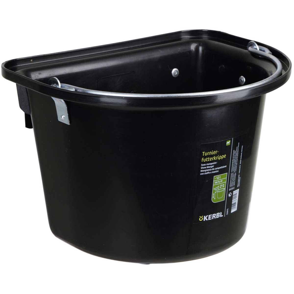 Kerbl Turnier-Futterkrippe 12 L schwarz