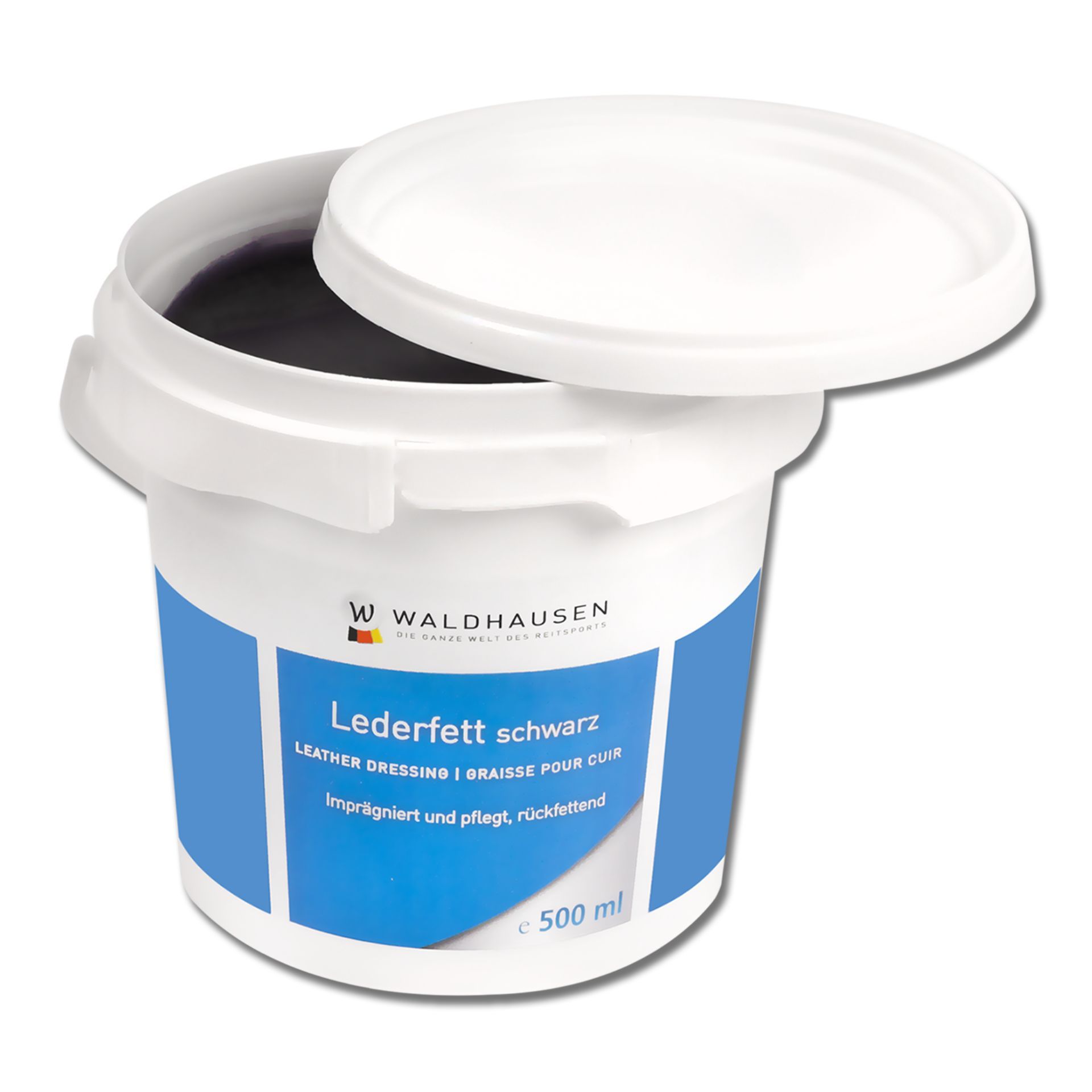 Waldhausen Dubbin, black, 500 ml