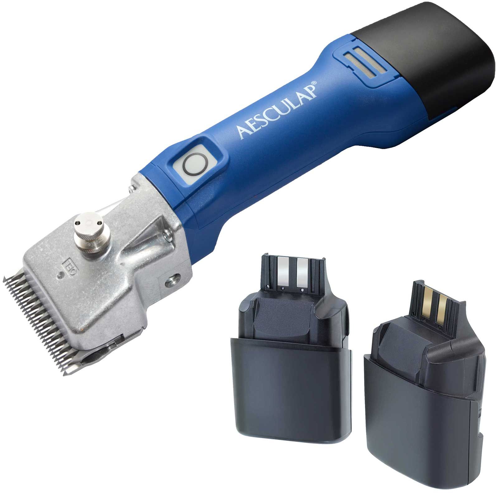 Tondeuse bovin Aesculap Econom CL avec lame de coupe, 2 batteries