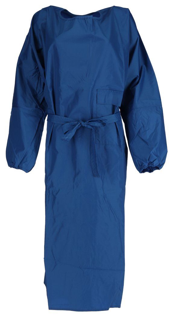Kerbl Milking & Washing Apron with Sleeves, navy, water-repellent, size M