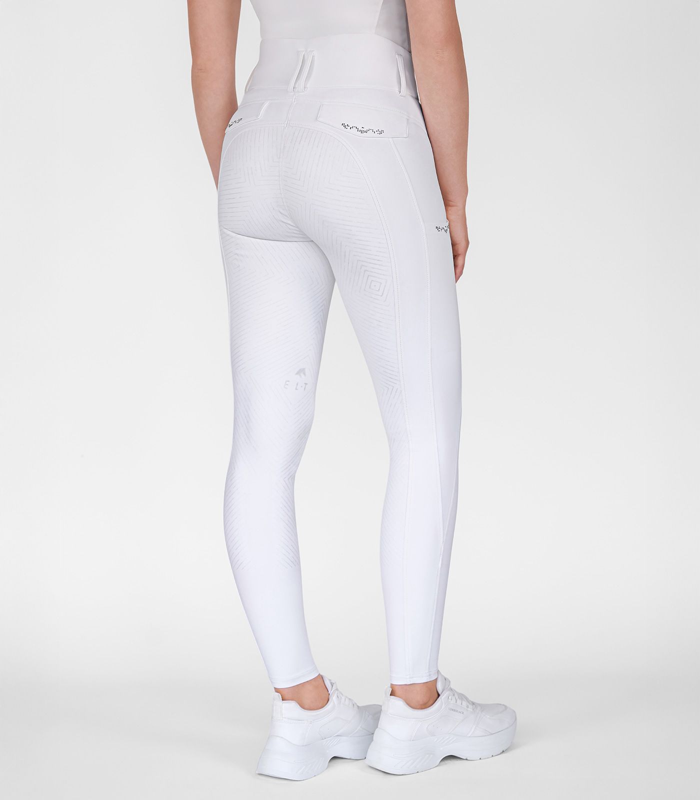 ELT Comfort Ride Glam női lovaglónadrág szilikonos üléssel, fehér 34
