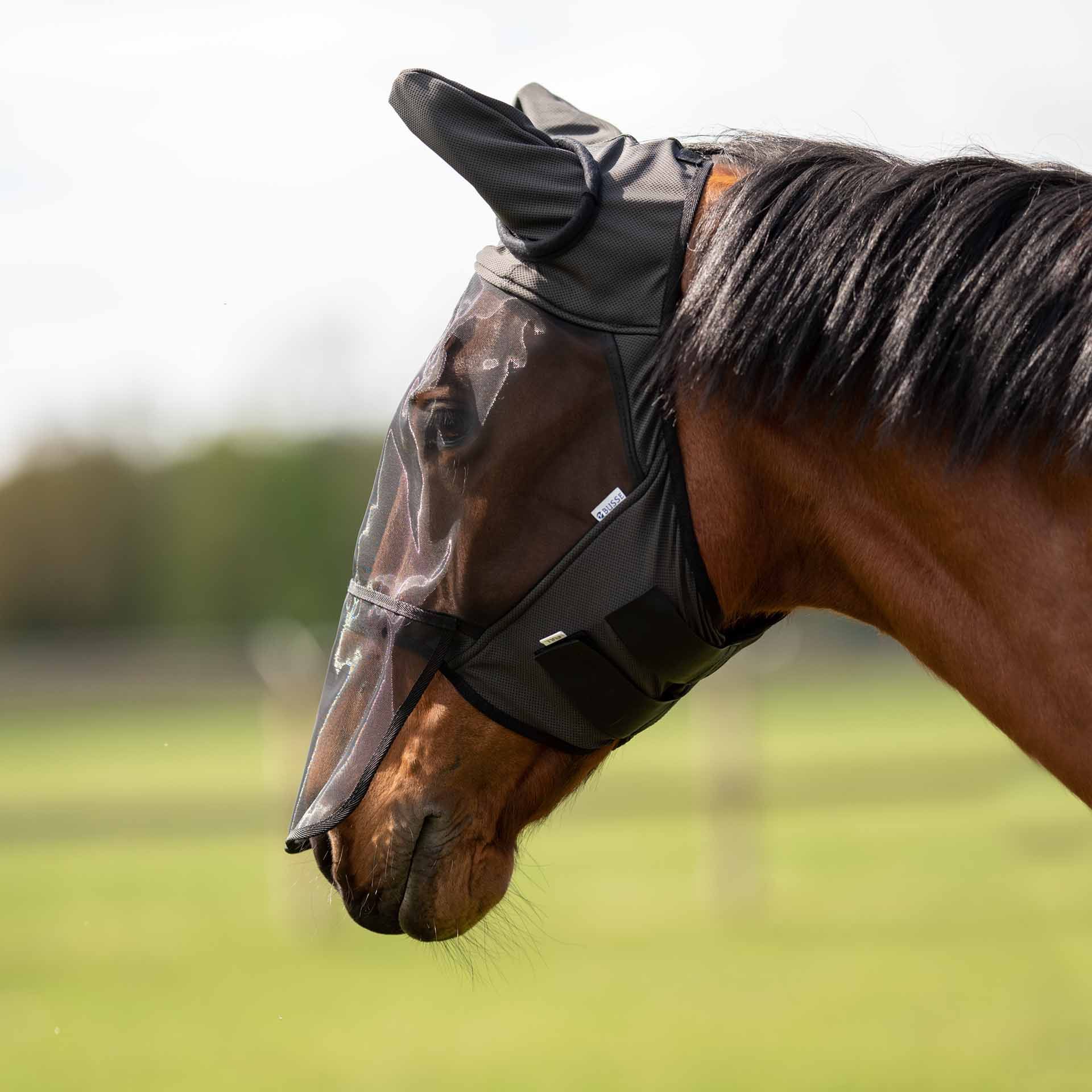 Masque anti-mouches BUSSE FLY GUARD II PLUS protège-oreilles, noir XWB