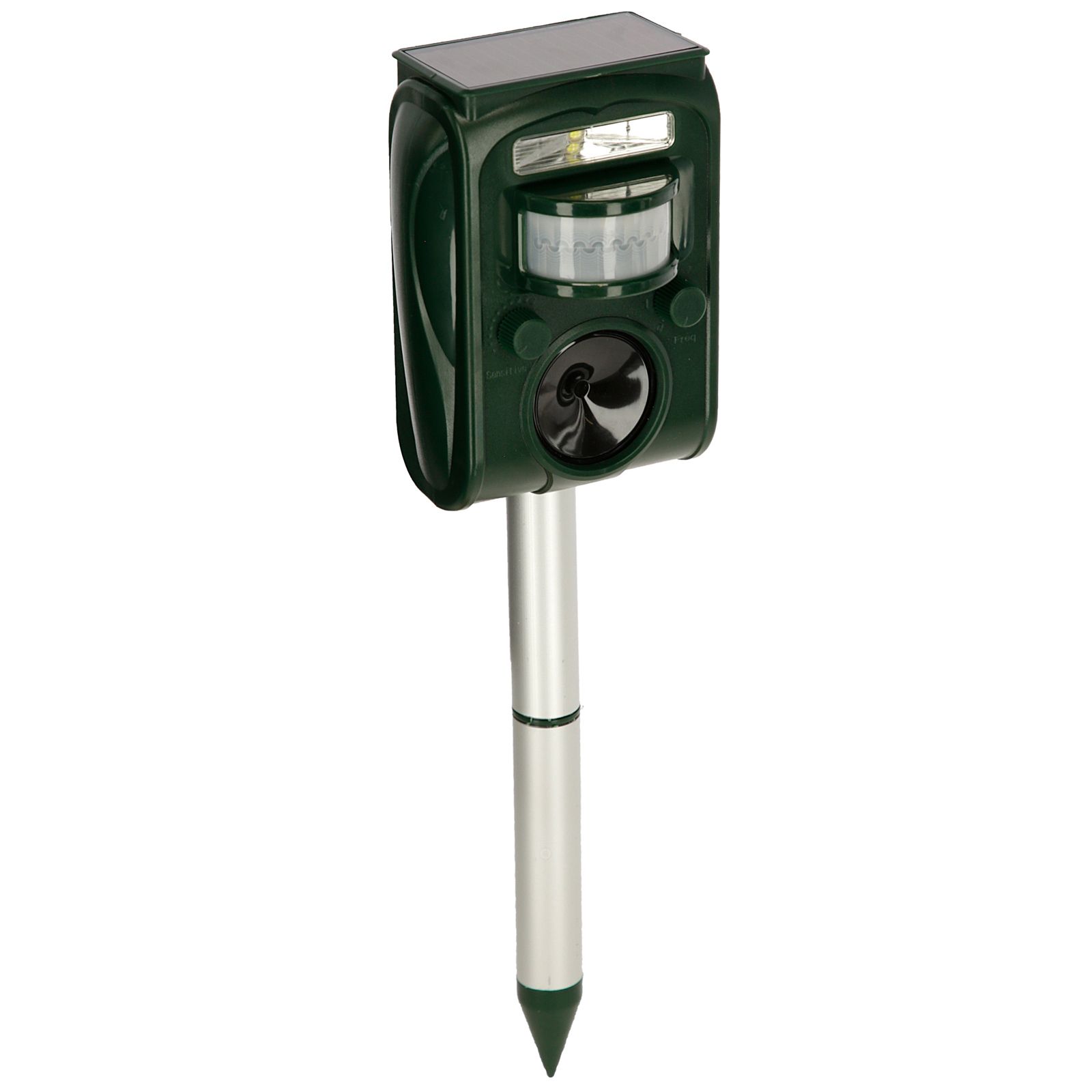 Répulsif ultrasonique SonicFlash avec panneau solaire