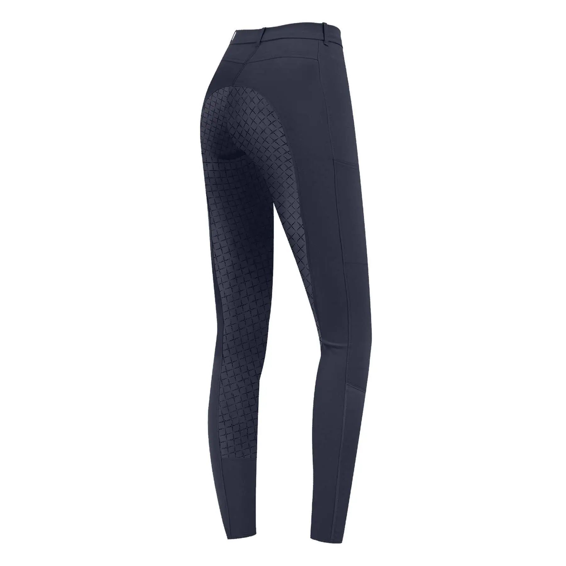 ELT Reithose Micro Sport Silikon, Vollbesatz für Damen & Kinder, nachtblau, 40