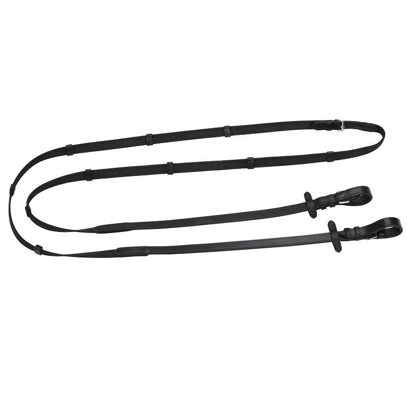 Kerbl Rênes en caoutchouc antidérapantes, Full, 20 mm