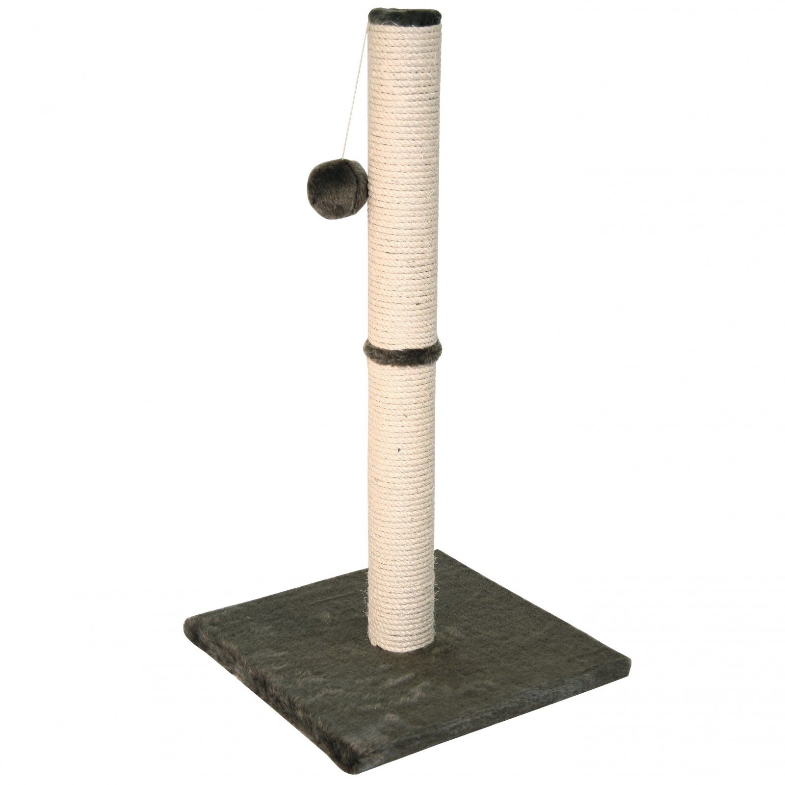 Kerbl OPAL MAXI Cat Scratching Post, Grey, 78 cm with Play Ball