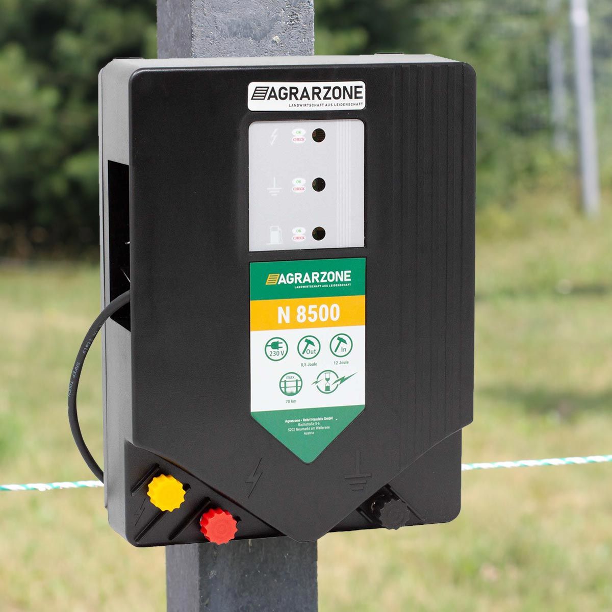 Elettrificatore Agrarzone N 8500 230V, 12 Joule, in uso