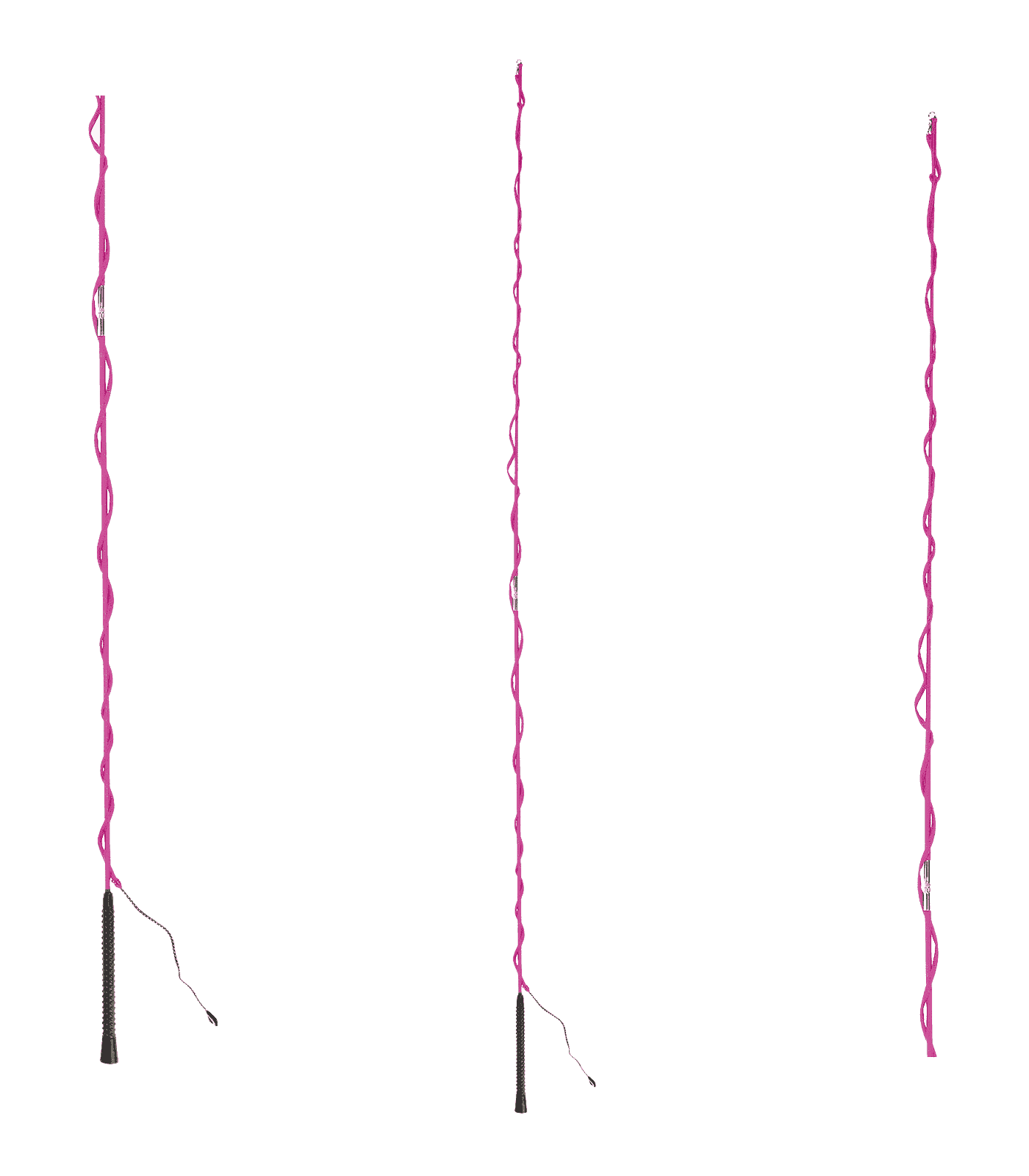 Waldhausen Chambrière démontable, revêtue nylon avec émerillon, rose 180 cm