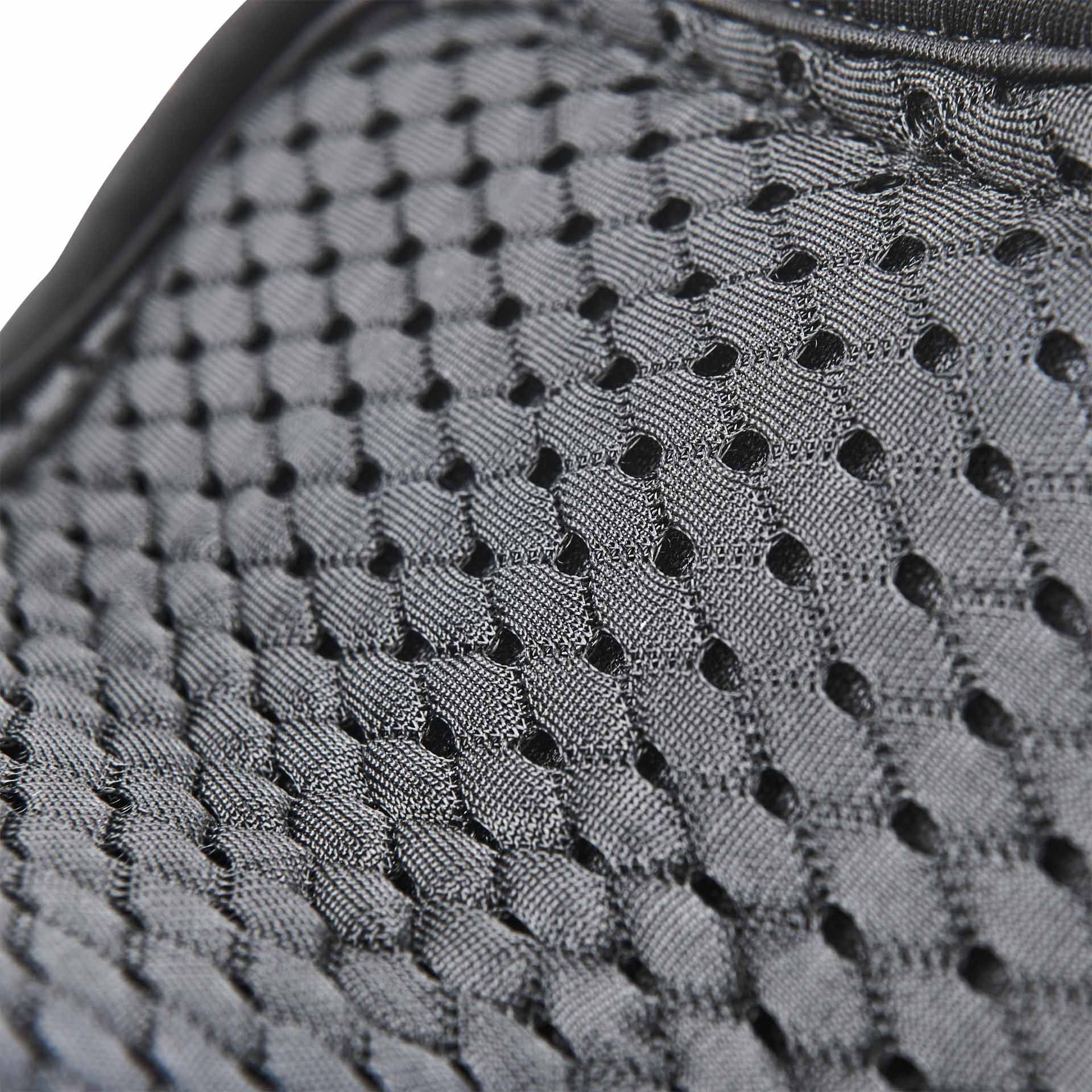BUSSE Gamaschen BOUNCE MESH, Hartschale mit 3D-Mesh-Polsterung, schwarz/schwarz, Pony
