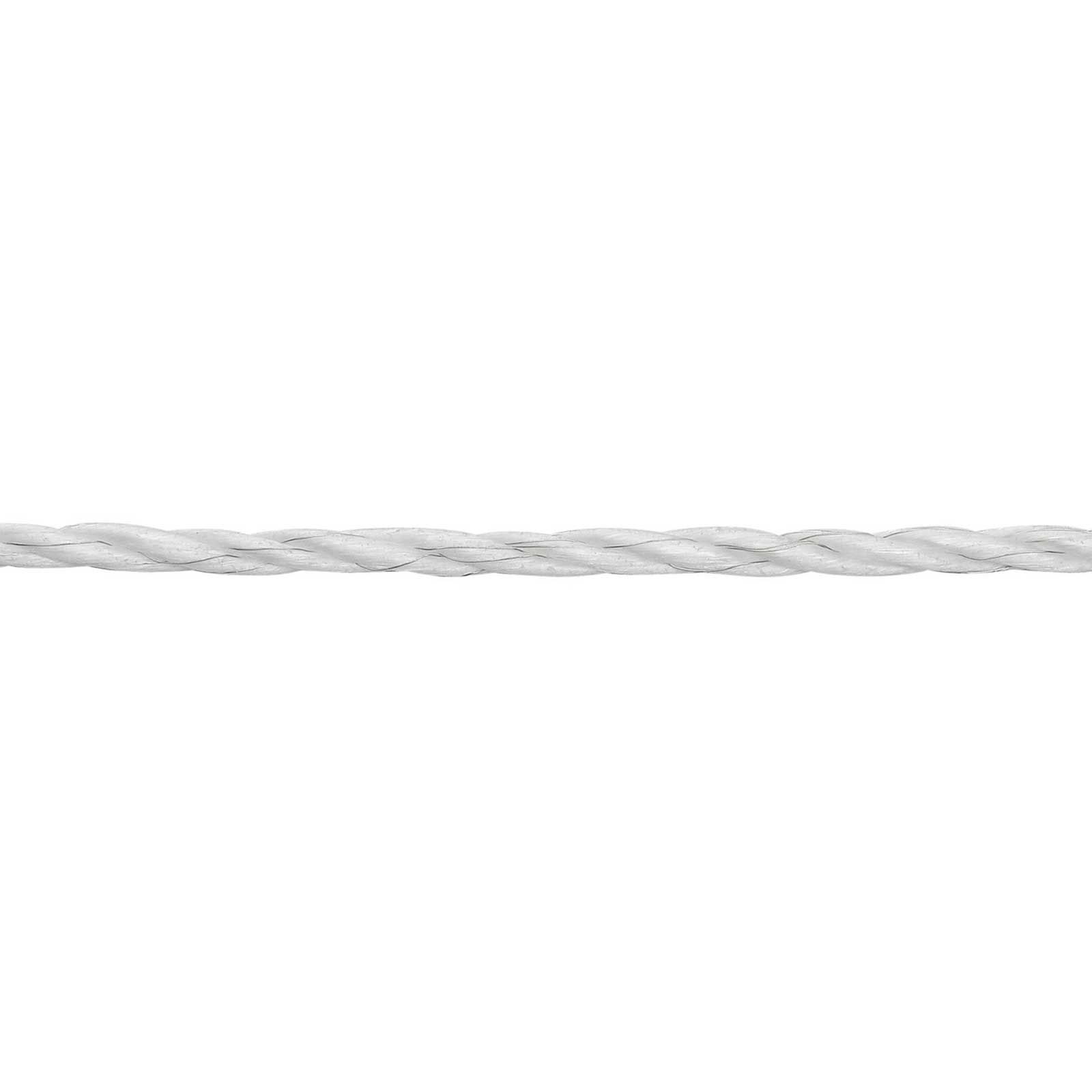 AKO Weidezaunseil EconomyLine 6x0,20 Niro, weiß, 8 mm, 200 m