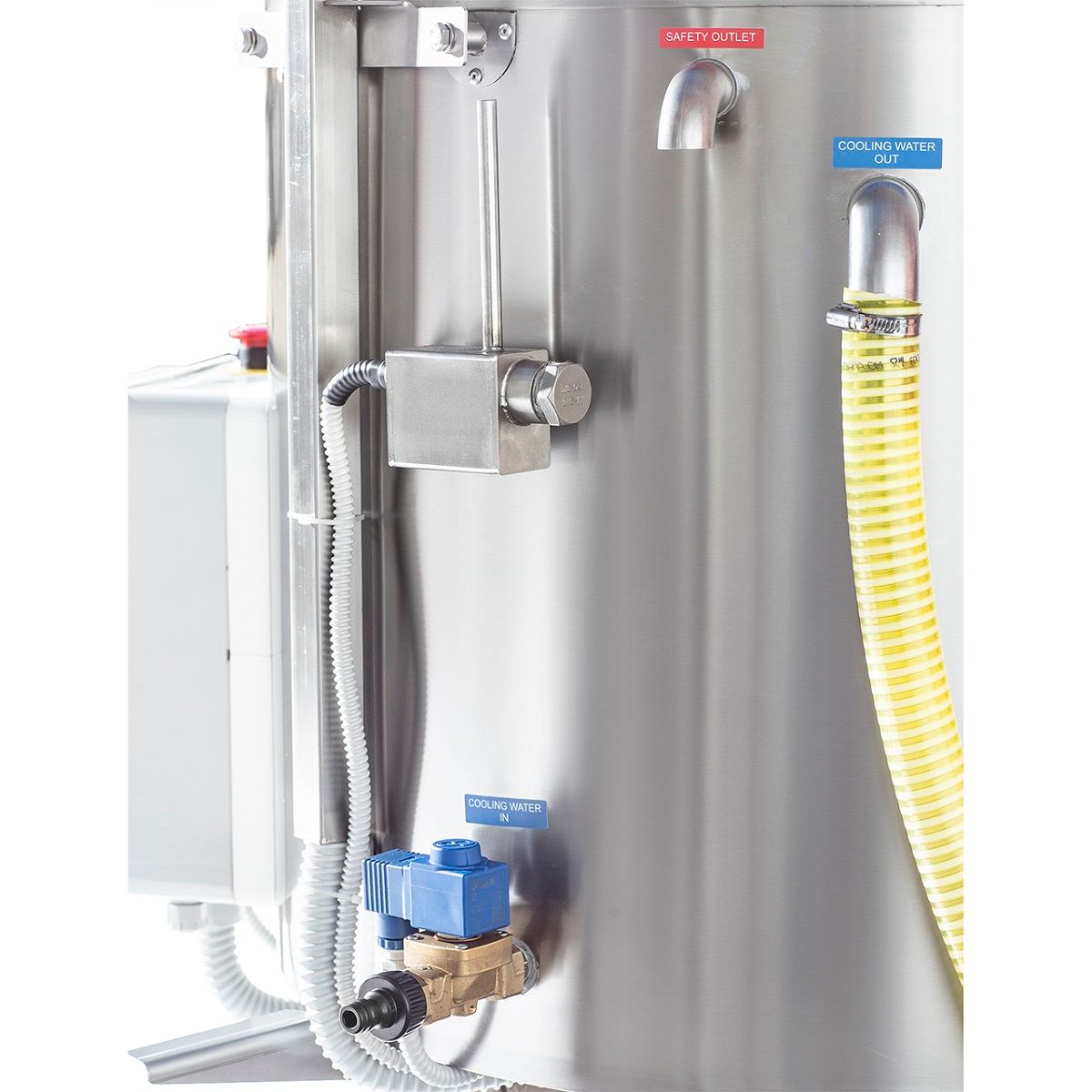 Milky Pasteurisator, Käse- & Joghurtkessel FJ 100 PF, 400V, Detailansicht, Ventil