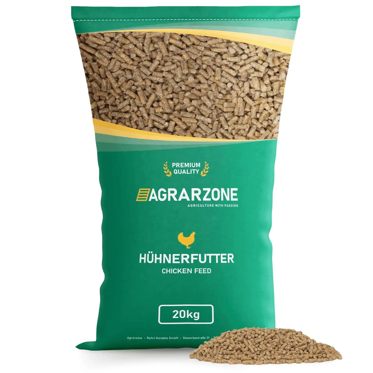 Agrarzone Hühnerfutter Pellets gegen Milben 20 kg