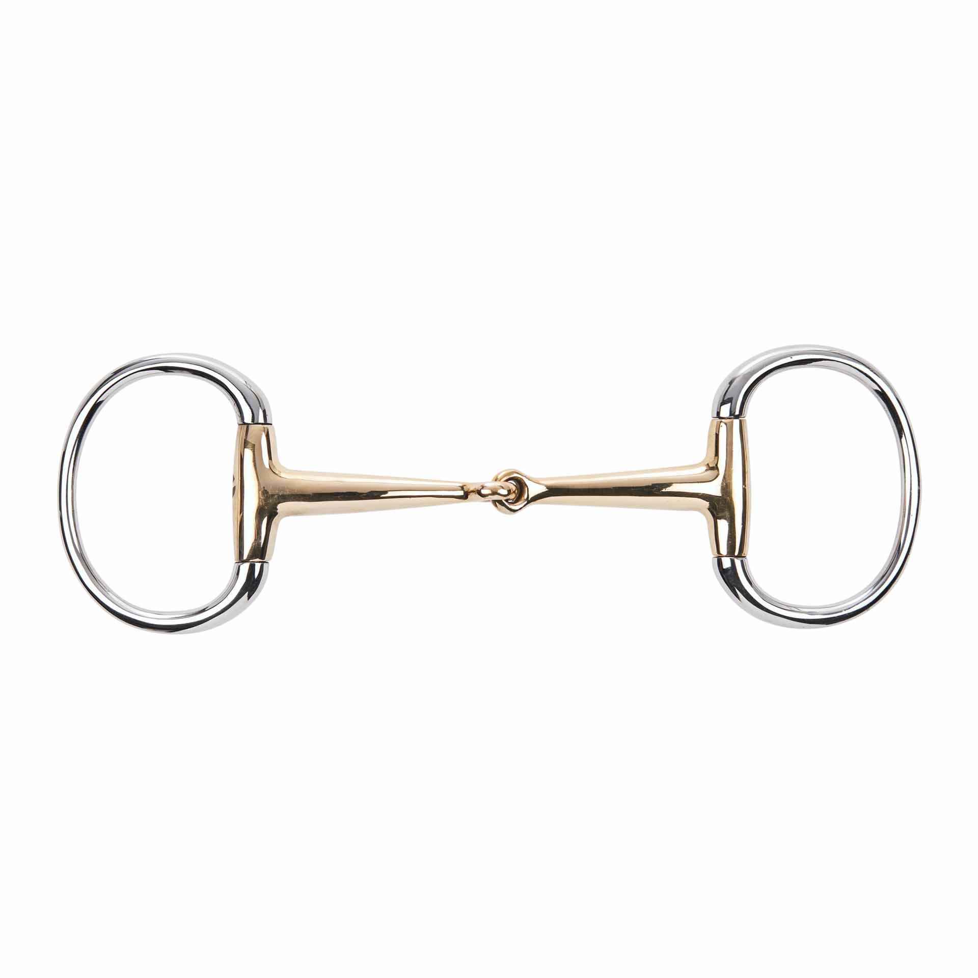 BUSSE Eggbutt Snaffle Bit KAUGAN 14 mm, Single Jointed