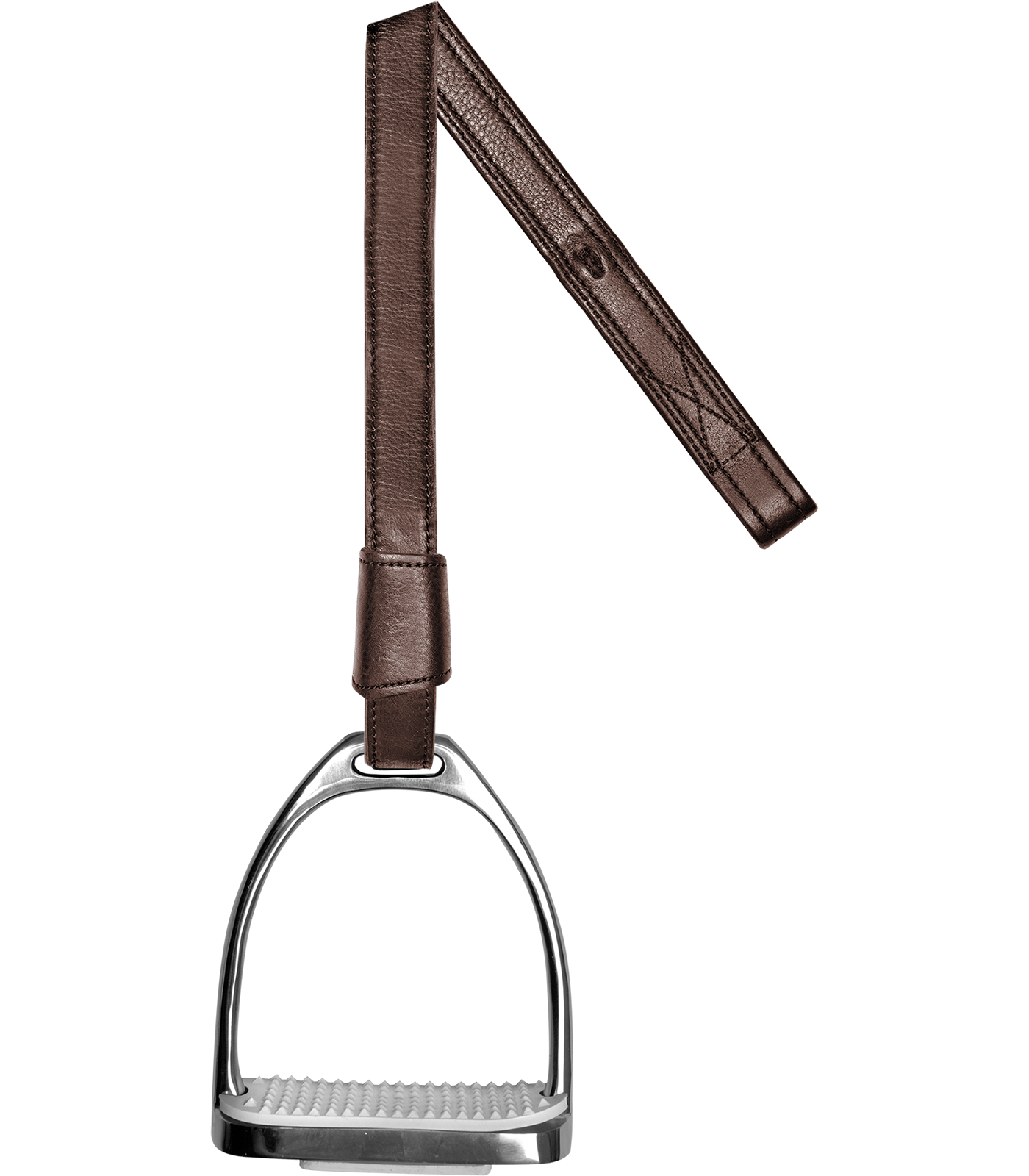 Waldhausen Steigbügelschlaufe aus weichem Leder mit Nylonkern, braun