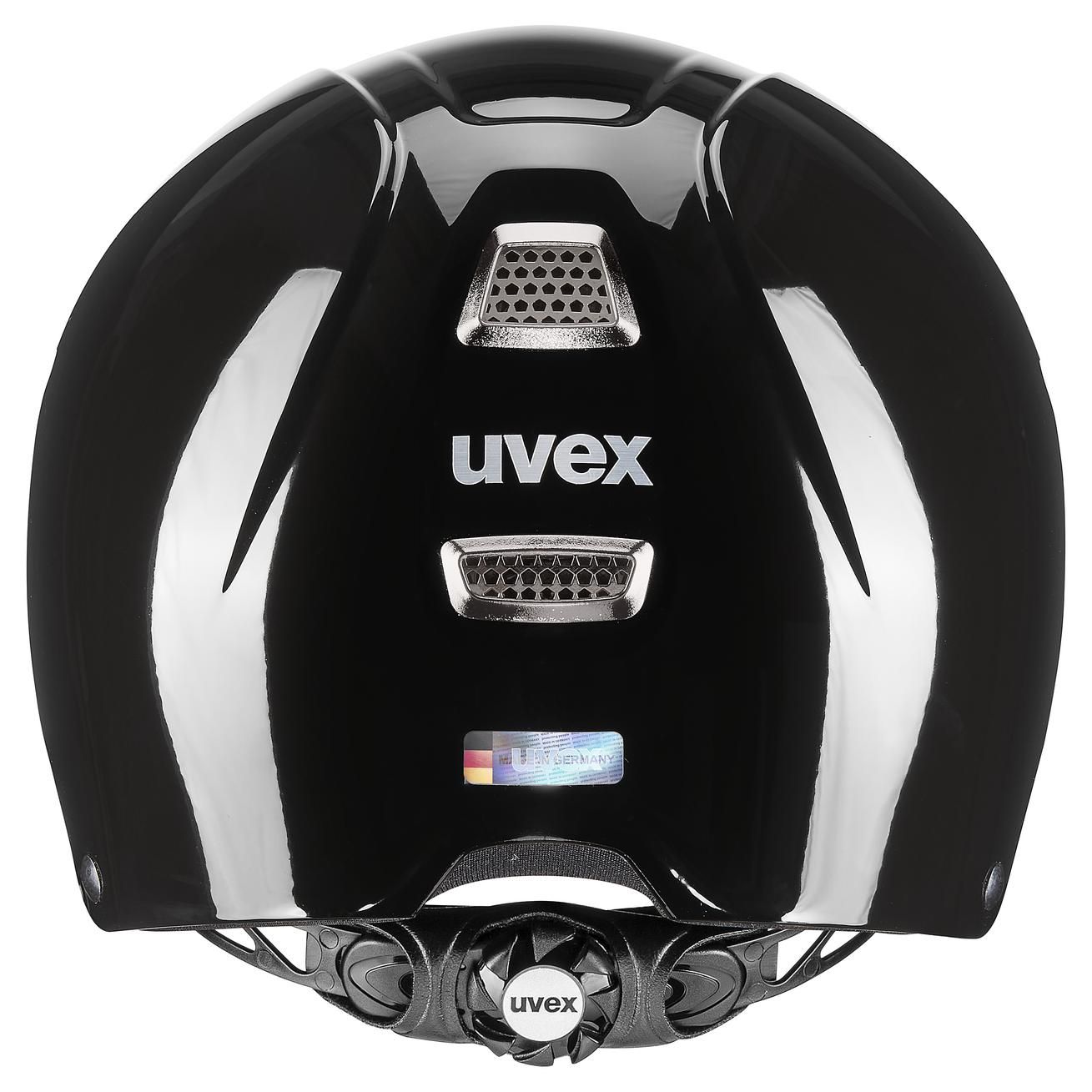 Casco da equitazione uvex perfexxion III shiny – Sicurezza e stile, nero lucido XXS-S