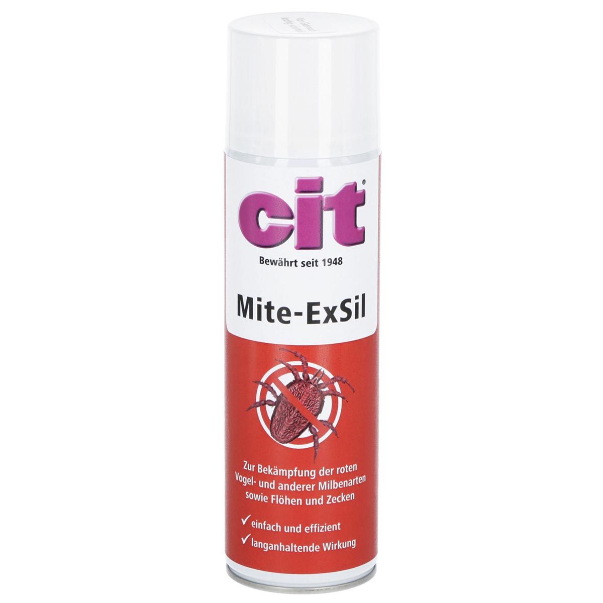 cit Mite-ExSil Milbenpulver-Spray gegen Vogelmilben 500ml